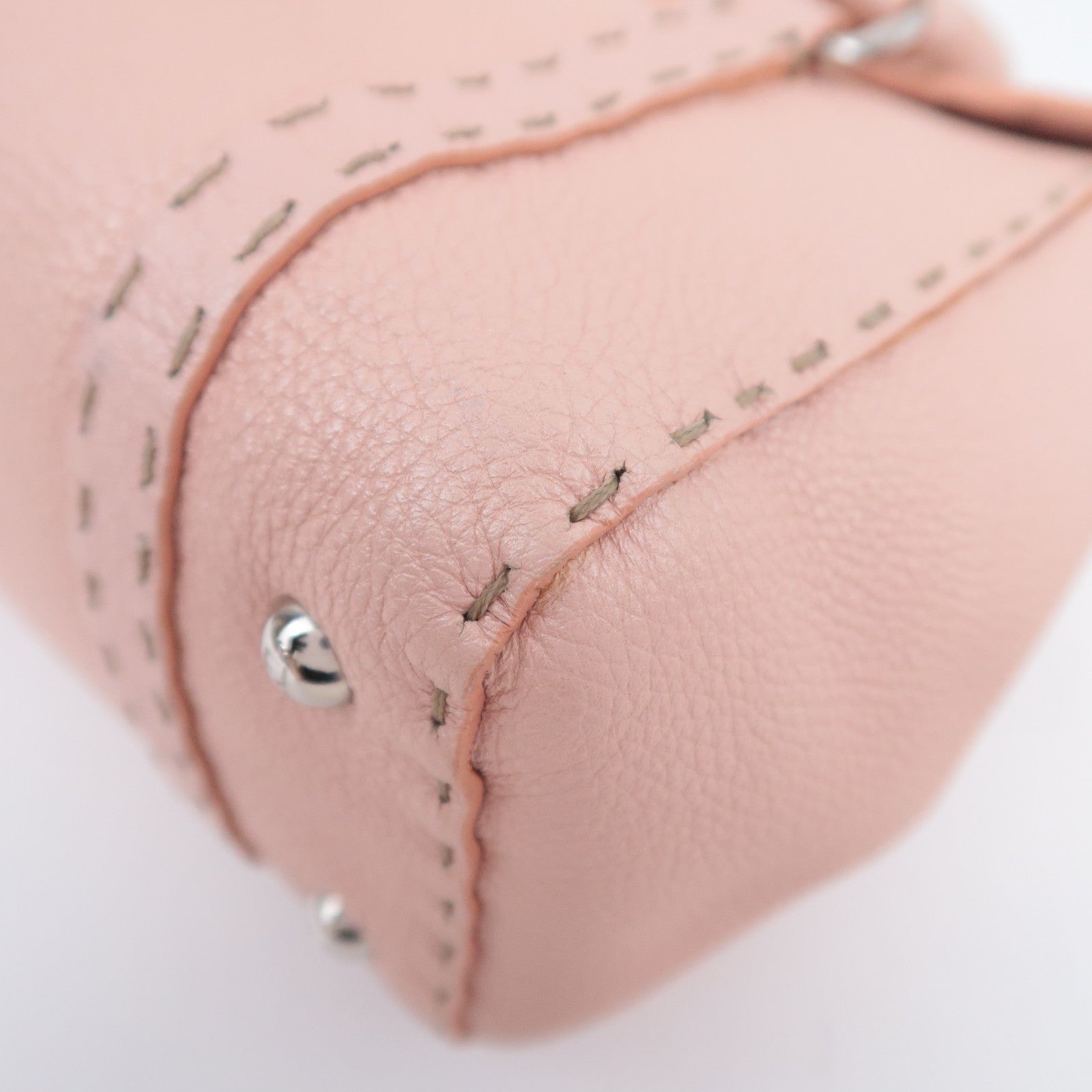 FENDI Selleria Mini Linda Leather Handbag 8BR486