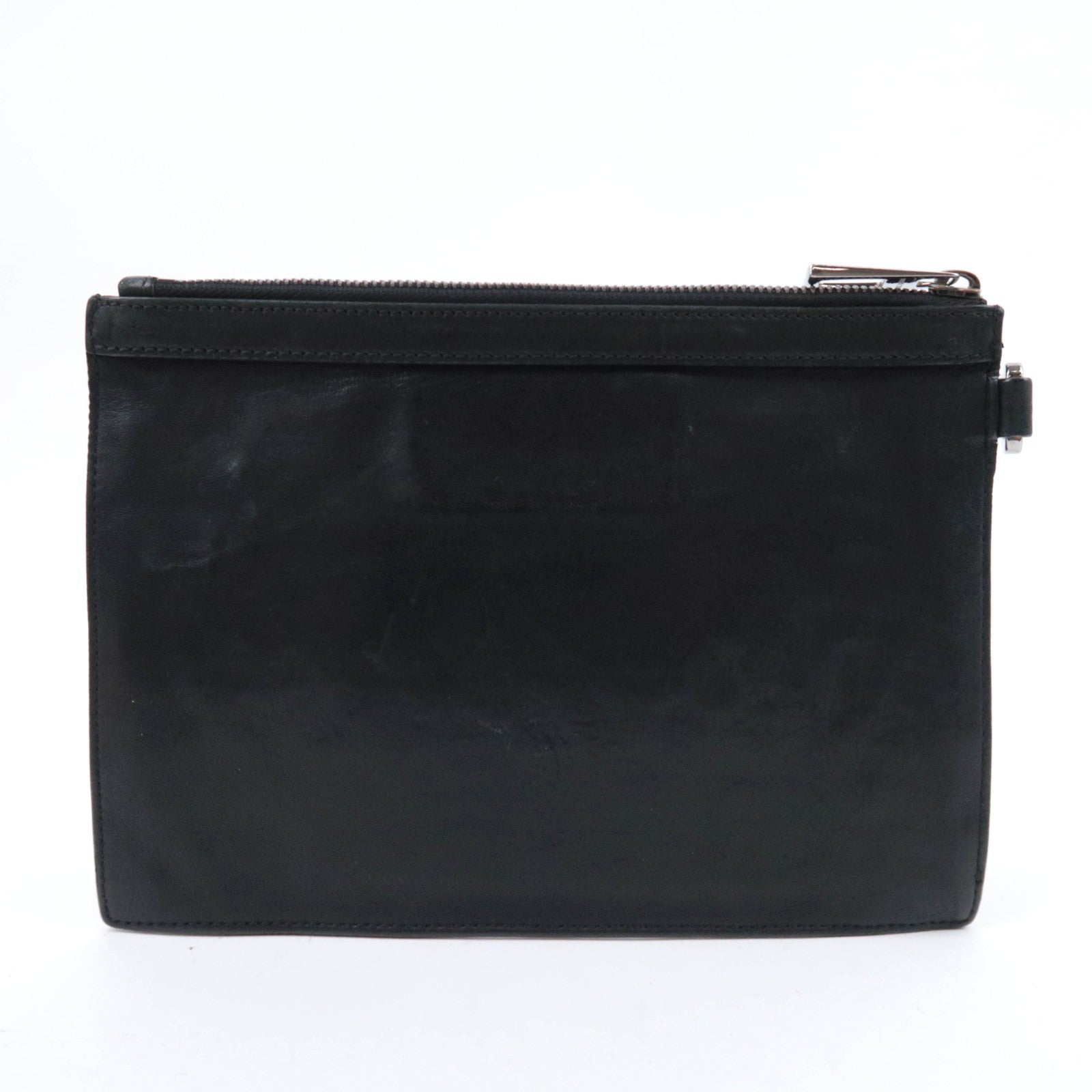 JIMMY CHOO Star Studs Derek Mini Leather Clutch Bag Black