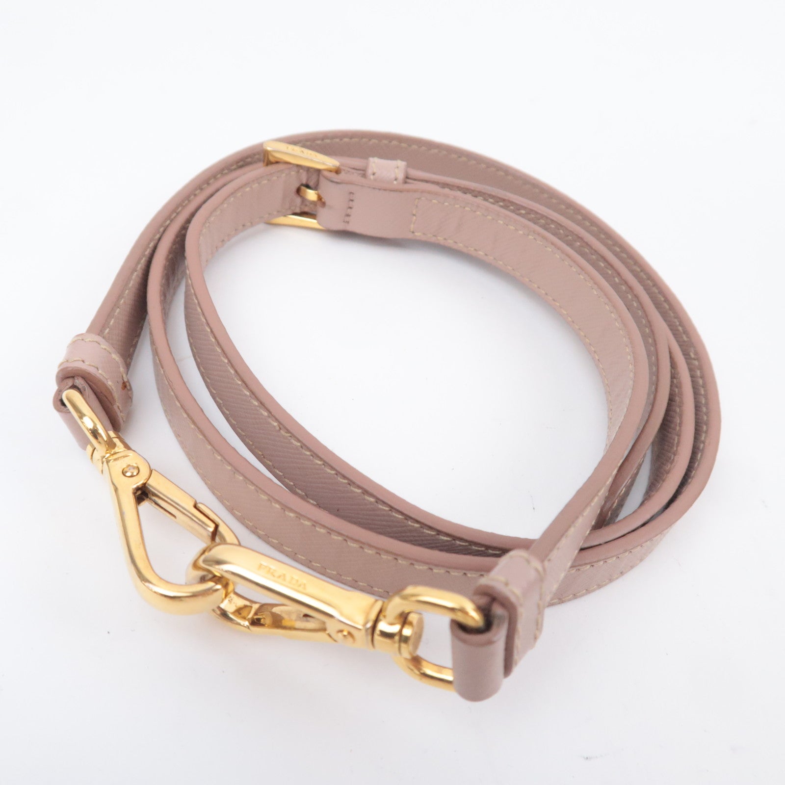 PRADA Galleria Saffiano Leather 2Way Handbag Pink Beige