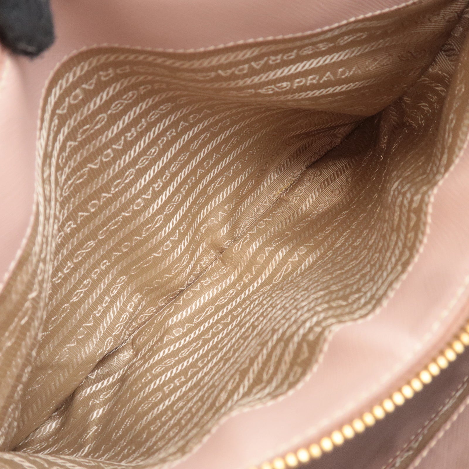 PRADA Galleria Saffiano Leather 2Way Handbag Pink Beige