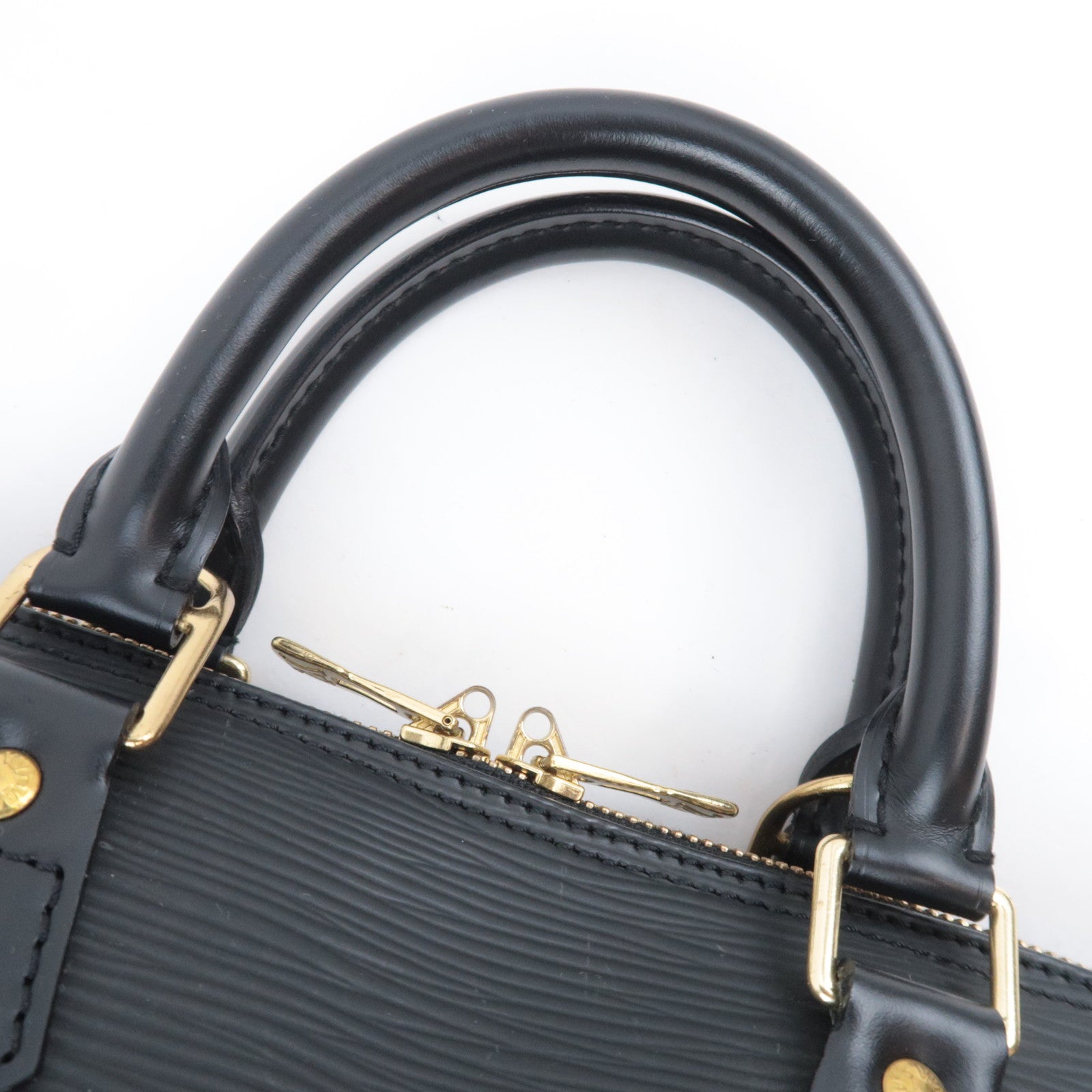 Louis Vuitton Epi Alma Handbag Noir M52142