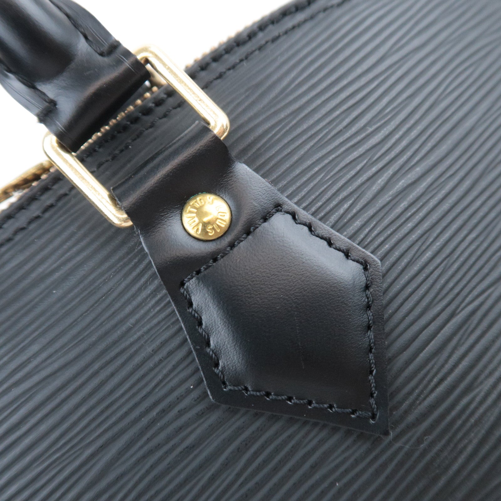 Louis Vuitton Epi Alma Handbag Noir M52142