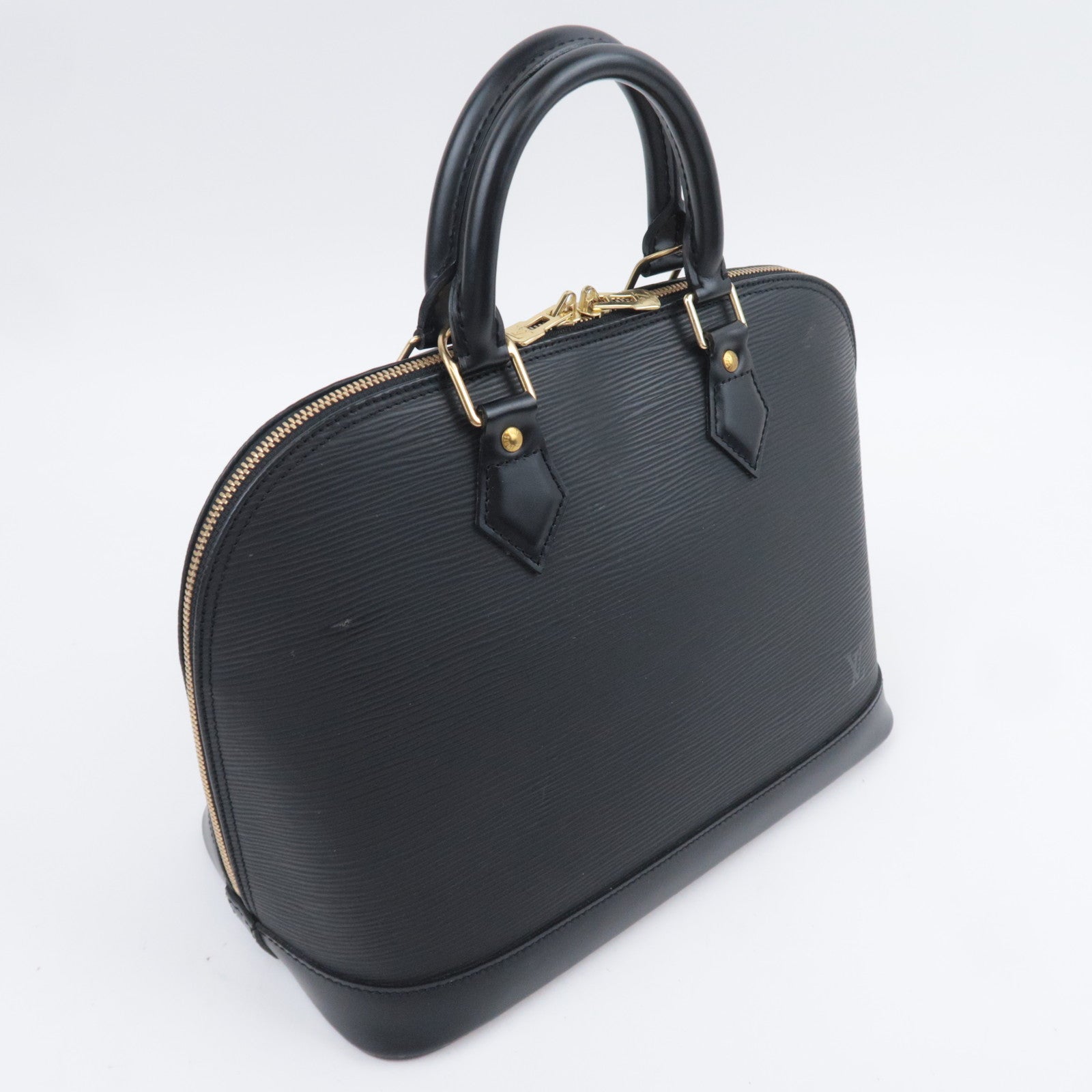 Louis Vuitton Epi Alma Handbag Noir M52142