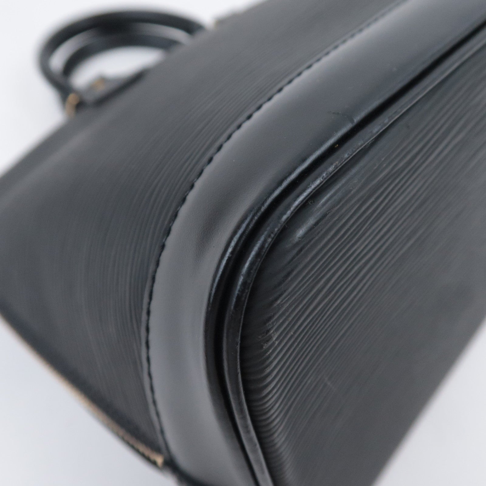 Louis Vuitton Epi Alma Handbag Noir M52142