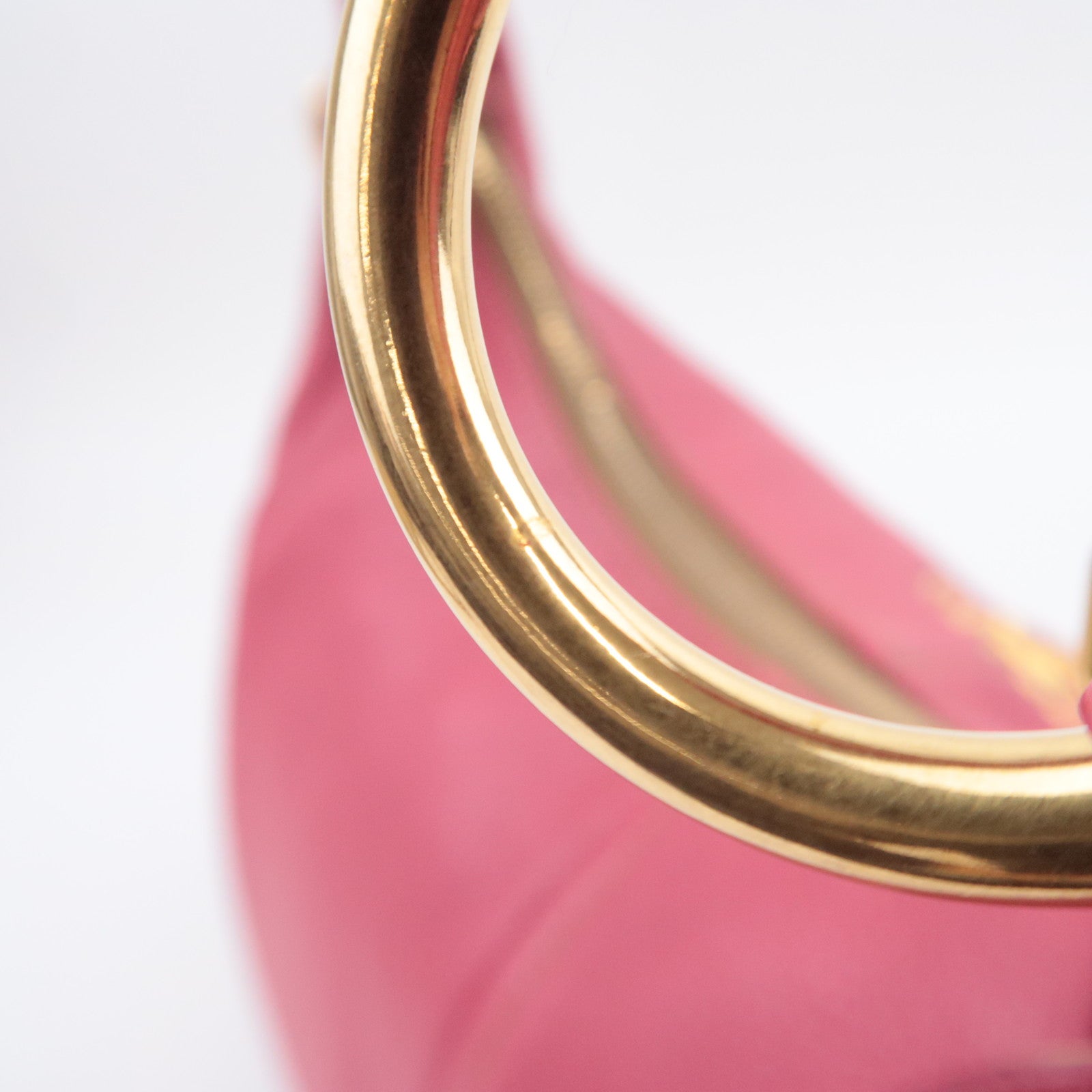 PRADA Leather Shoulder Bag Pink