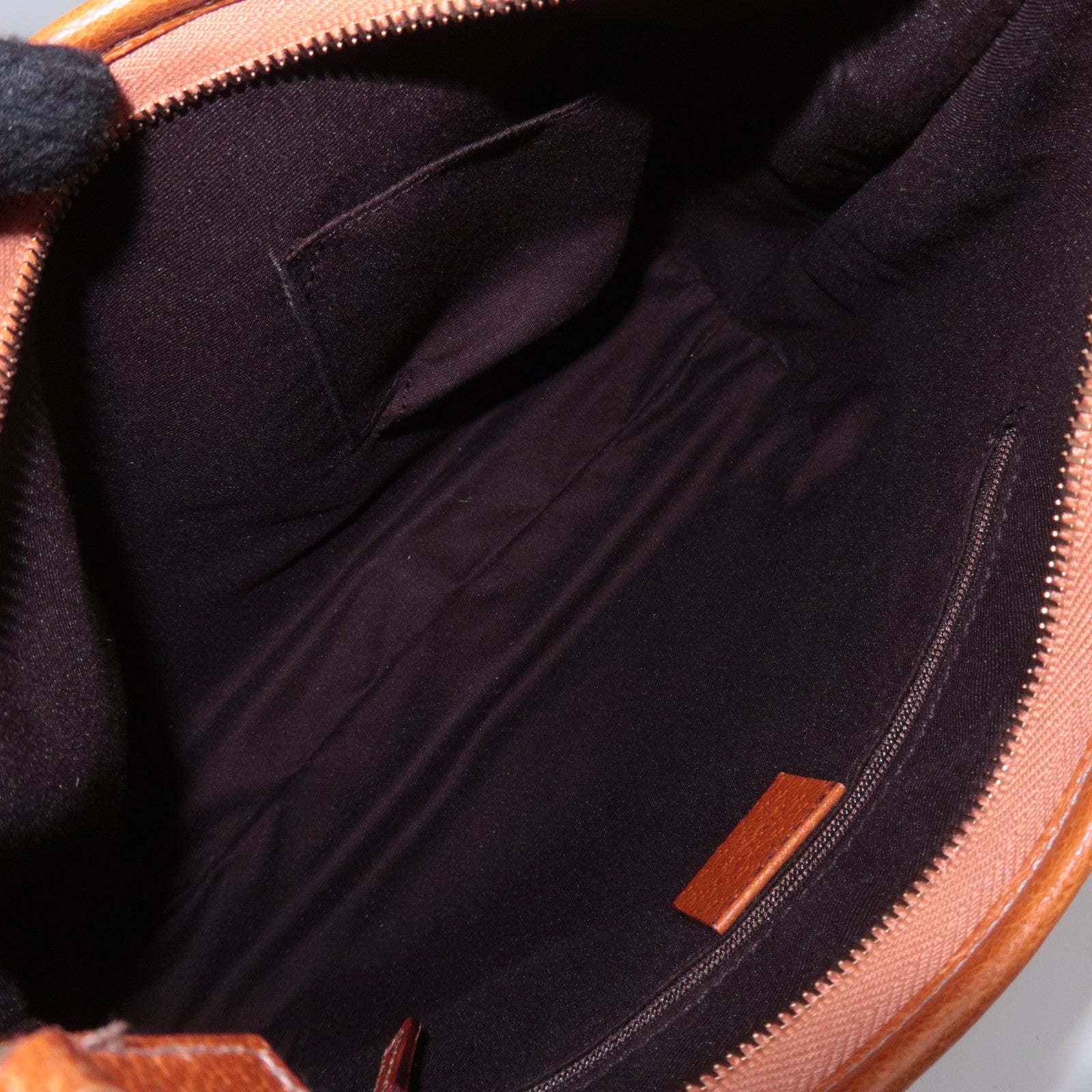 GUCCI Abby GG Canvas Shoulder Bag Brown 130738