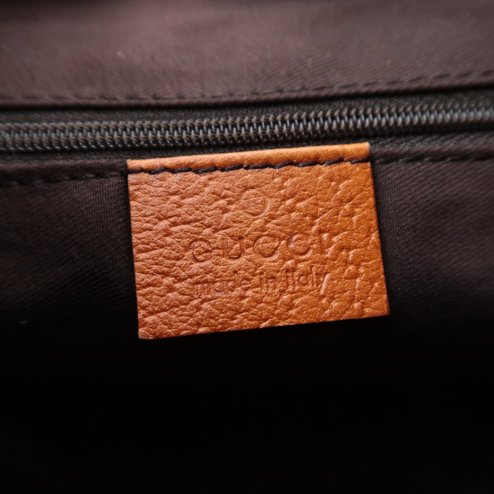 GUCCI Abby GG Canvas Shoulder Bag Brown 130738