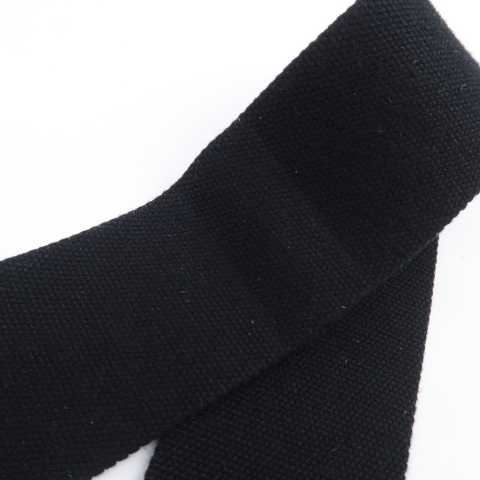 PRADA Canapa Bucket Canvas Tote Bag Black