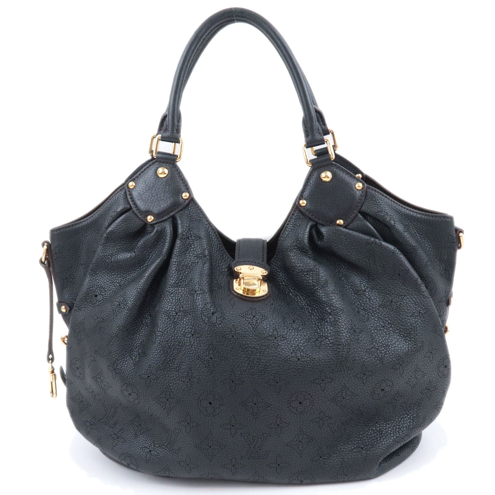 Louis Vuitton Monogram Mahina L Shoulder Bag Noir M9576591653