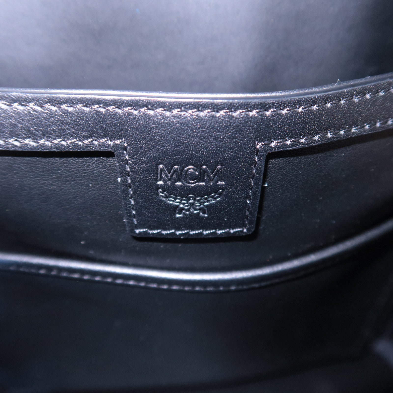 MCM Visetos Studs Leather Backpack Pink