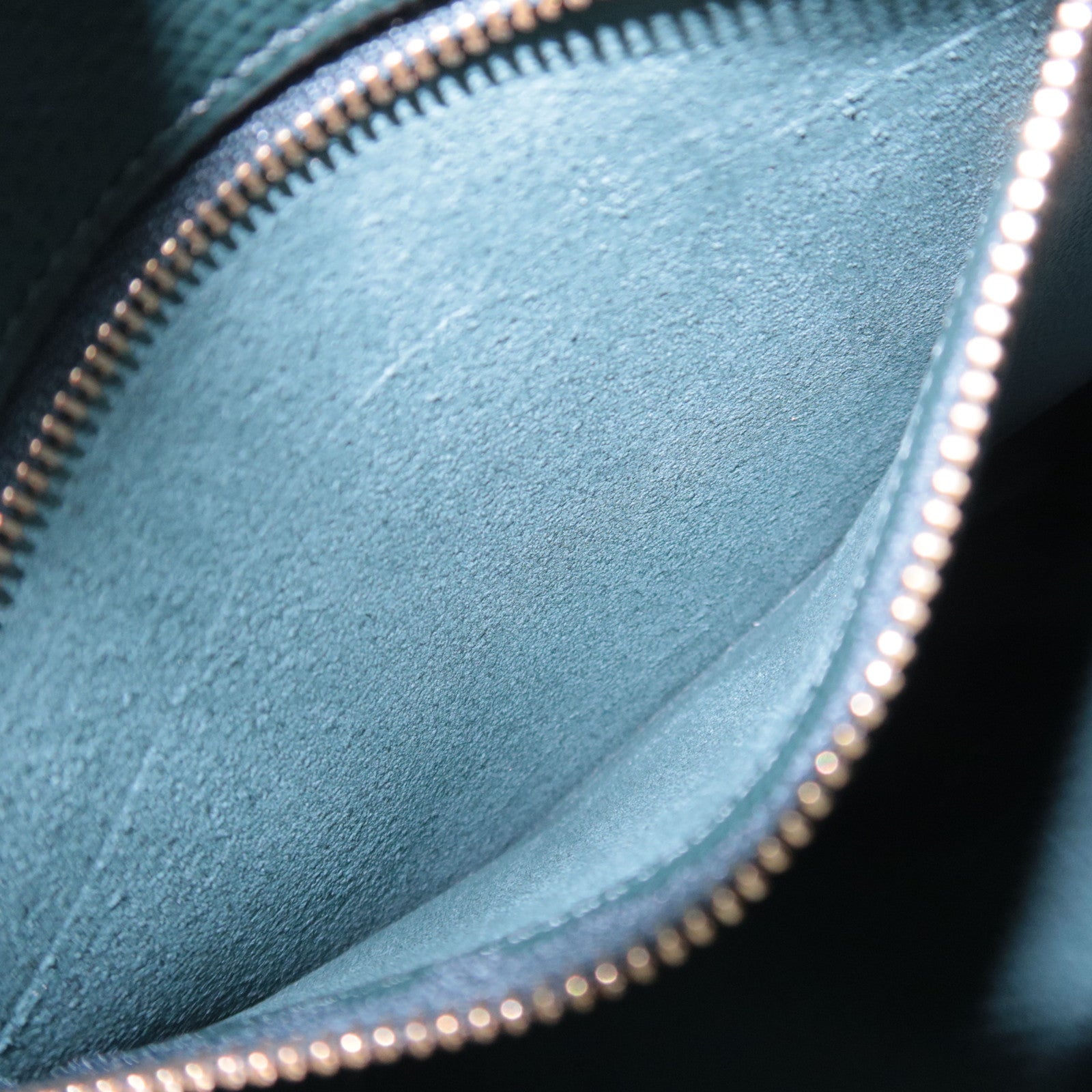 CELINE Vertical Cabas Small 2Way Leather Tote Bag Green 189813