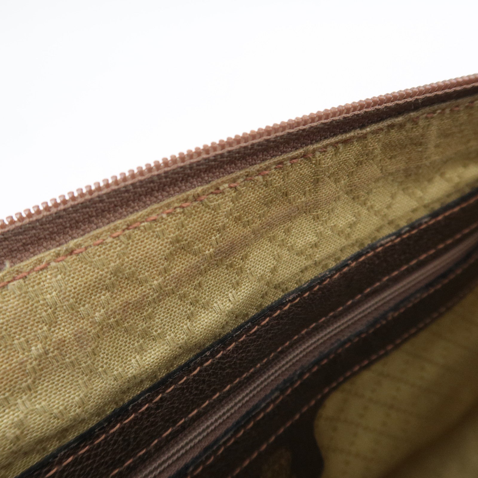 GUCCI Old Gucci GG Plus 2Way Handbag Beige