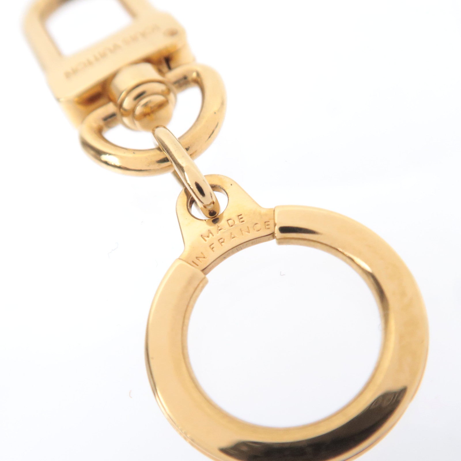 Louis Vuitton Ano Cles Key Ring Gold Color M62694