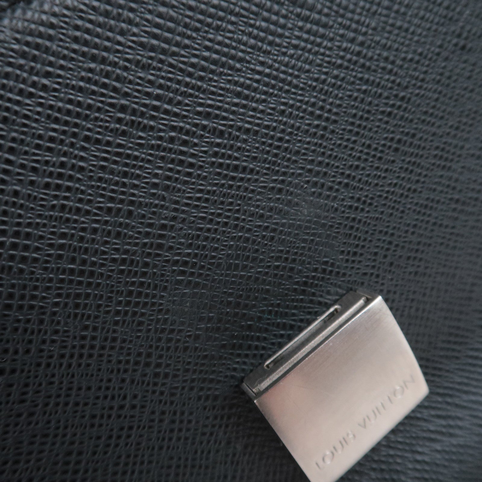 Louis Vuitton Taiga Selenga Clutch Bag Ardoise M30782