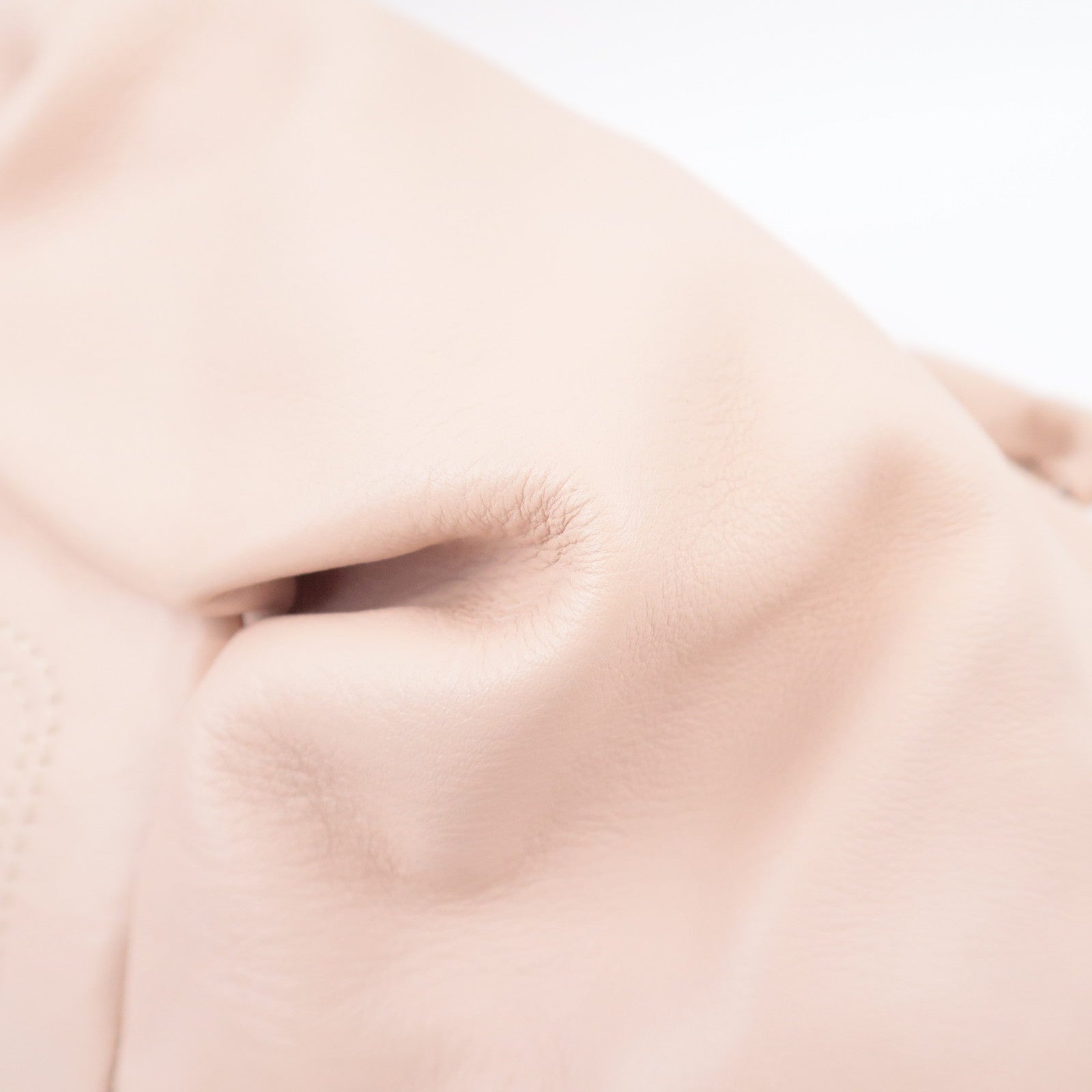 CELINE Bittersweet Leather Shoulder Bag Pink Beige