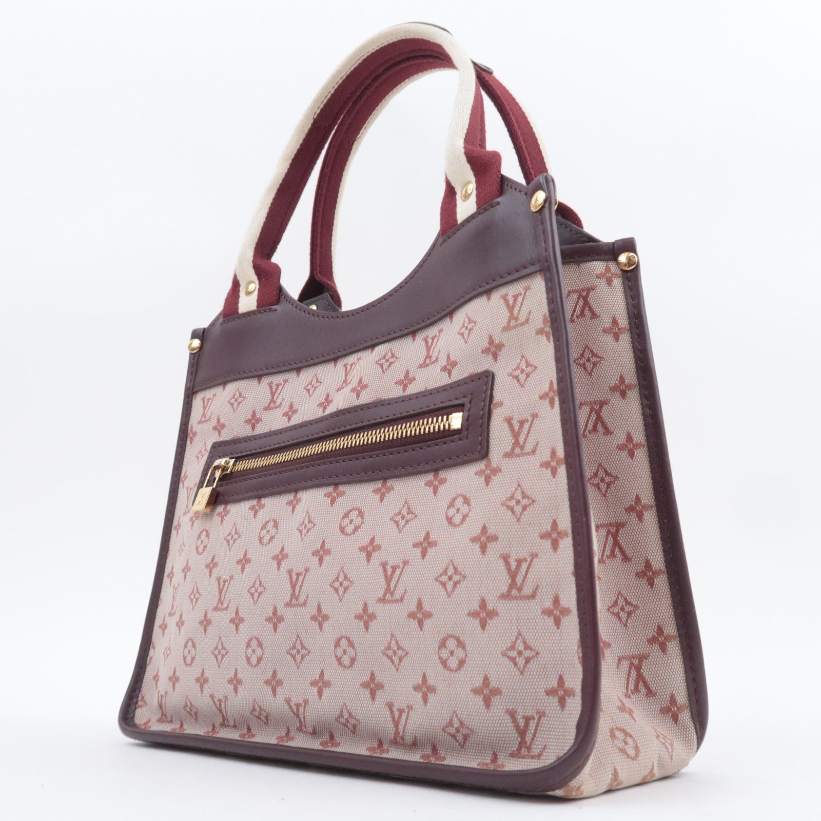 Louis Vuitton Monogram Mini Sac Catherine Handbag Cerise M92326