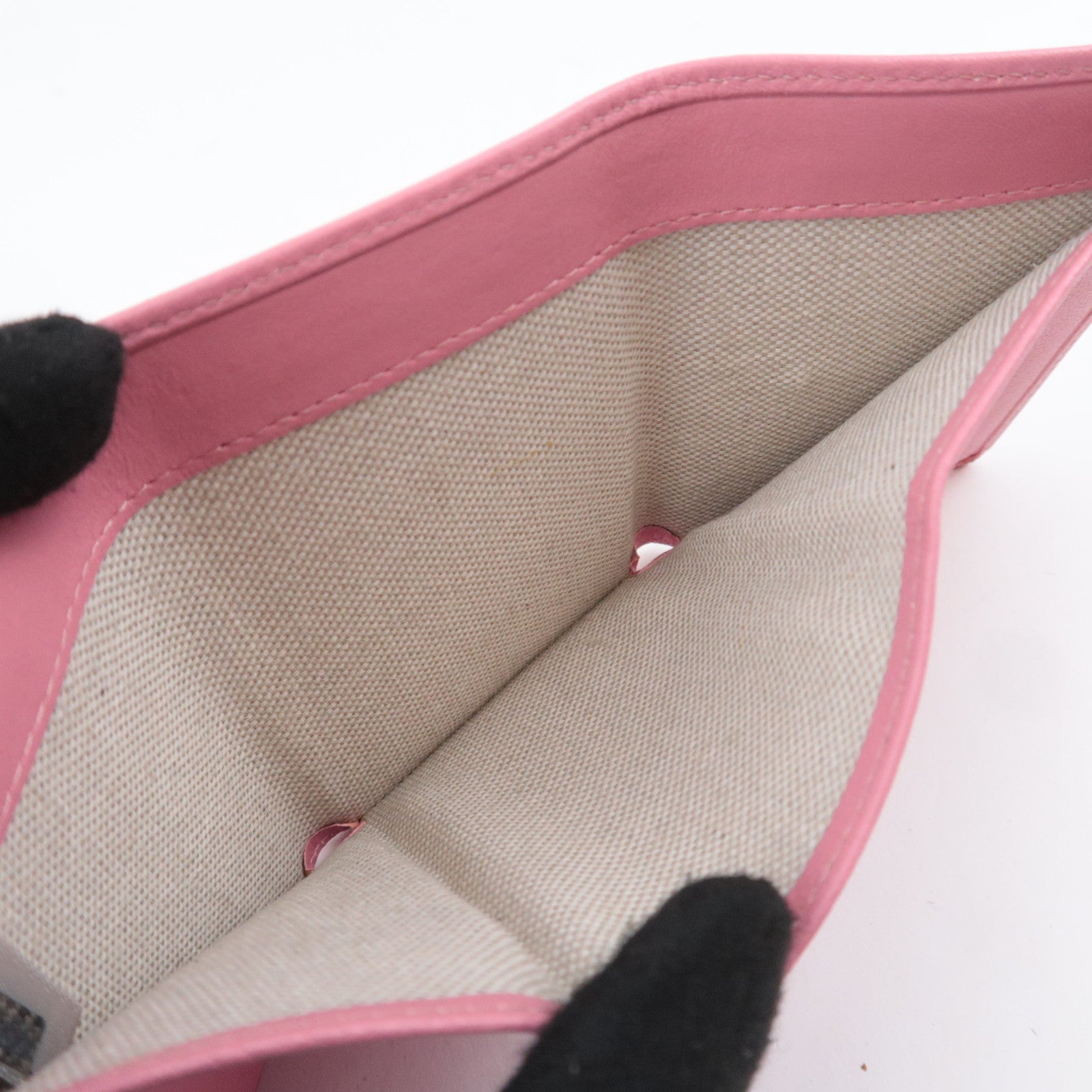 JIMMY CHOO Star Studs Leather Wallet Pink