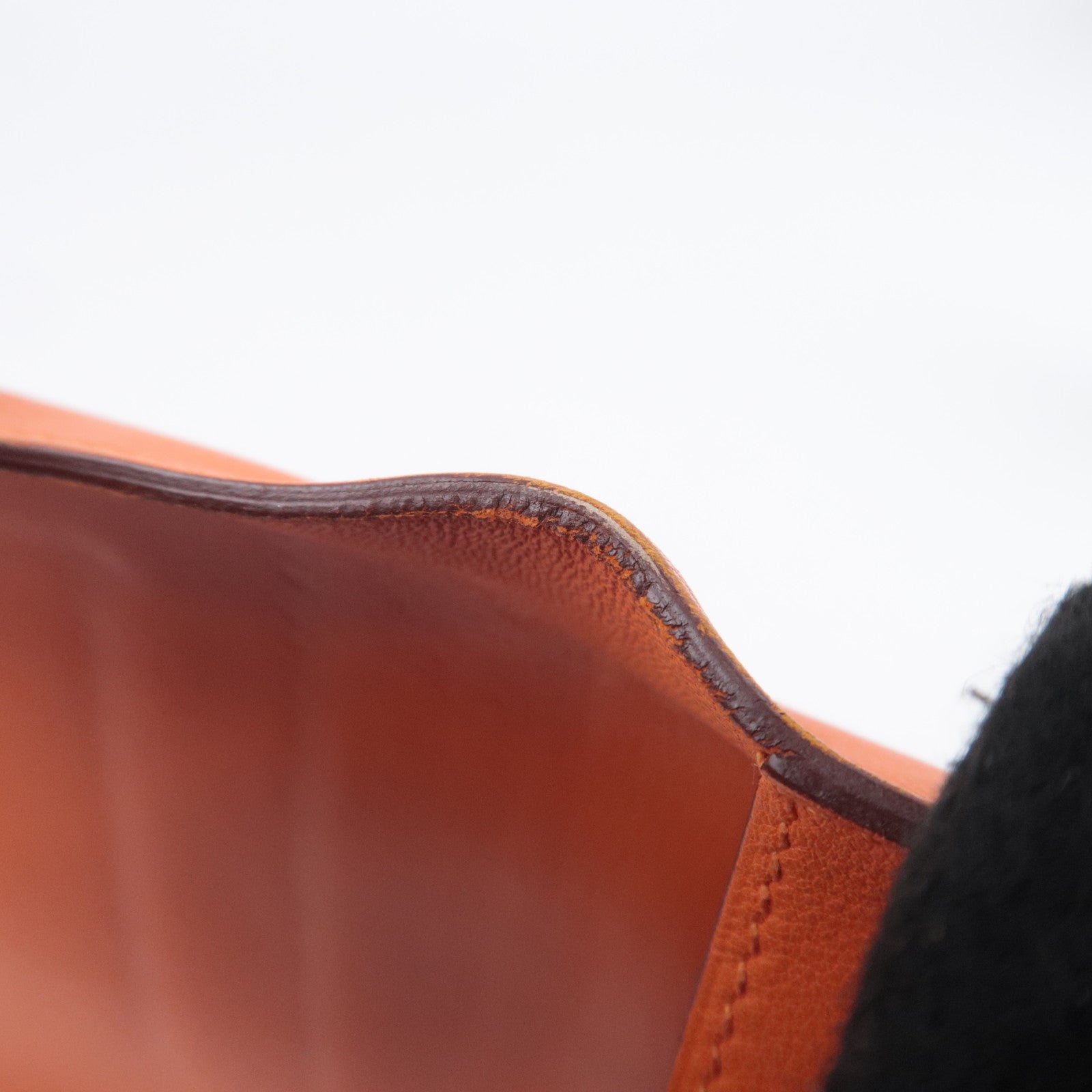 HERMES Dogon GM Wallet X Stamp (2016) Veau Swift Orange