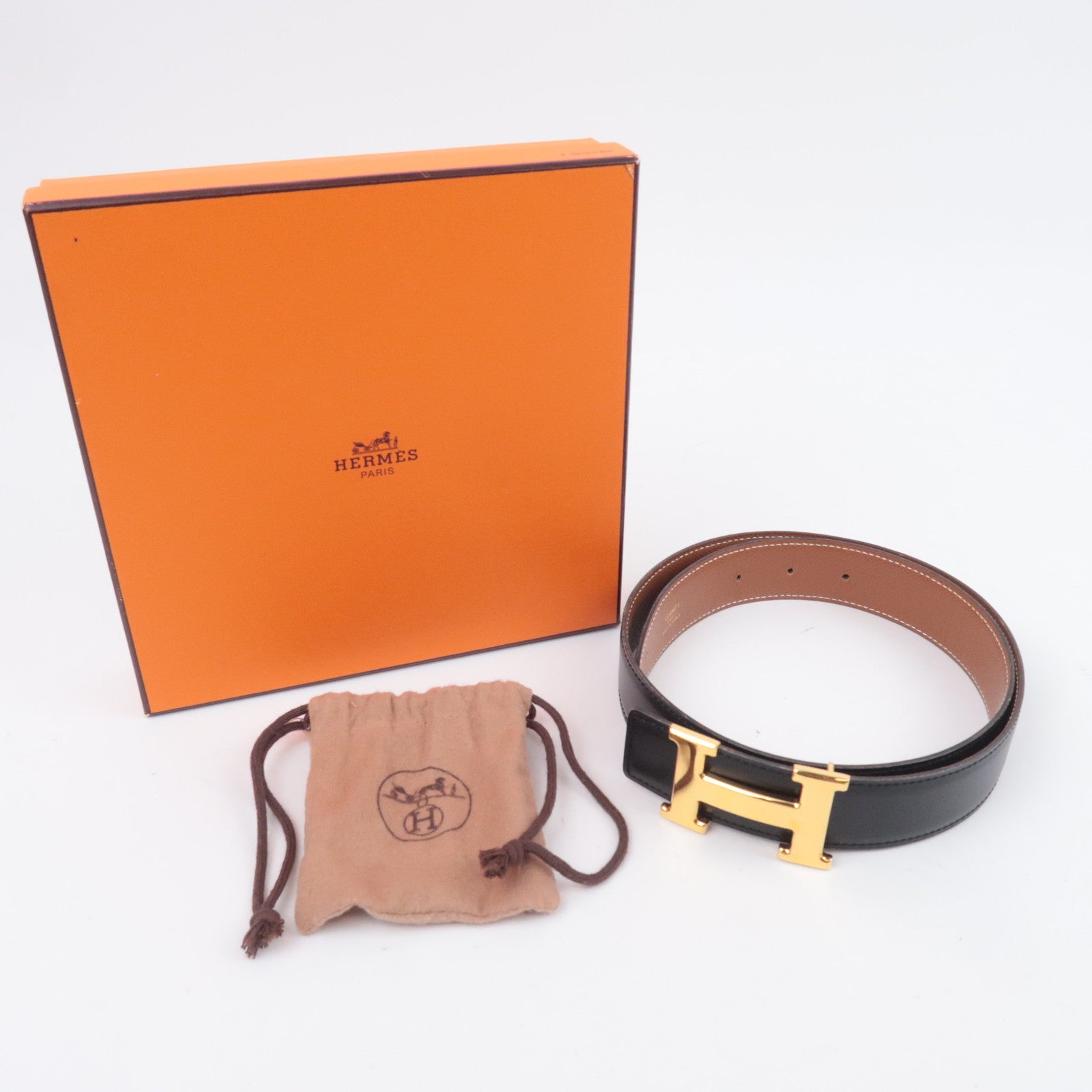 HERMES Constance H-Belt Size 75 "〇Z" Stamp (1996)
