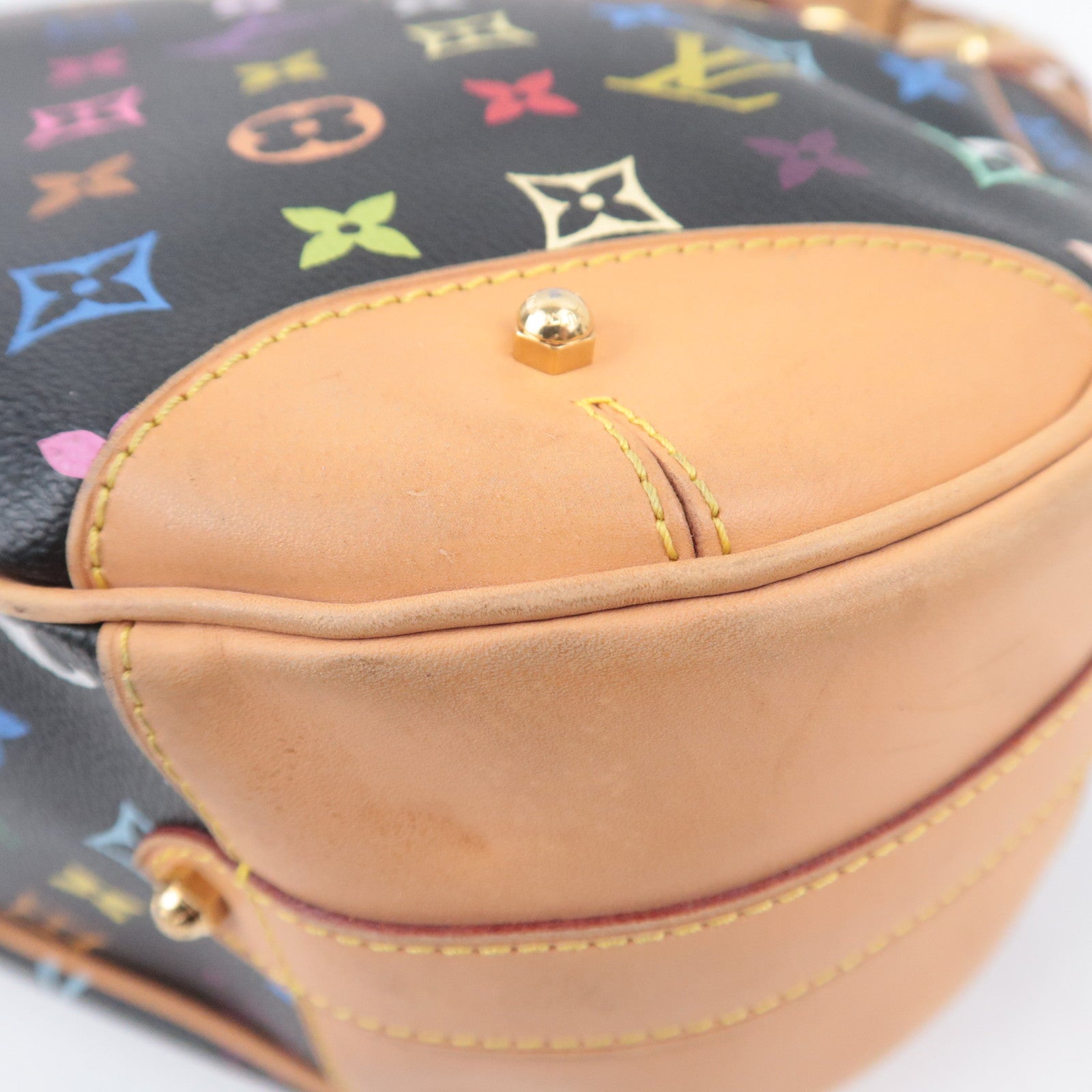 Louis Vuitton Murakami Monogram Multicolor Greta Bag Noir M40196