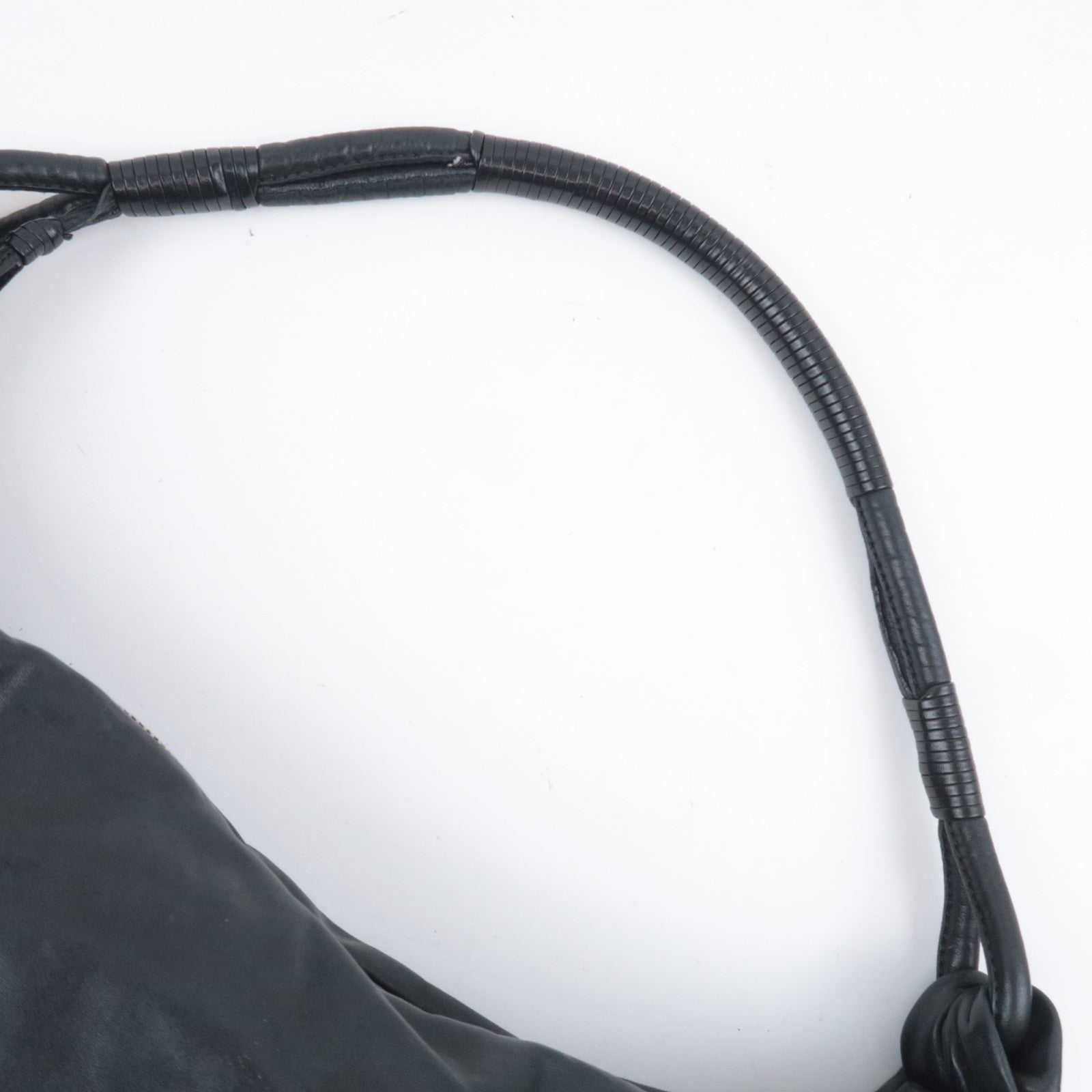 Christian Dior Gypsy Ruffle Perforated Leather Hobo Bag