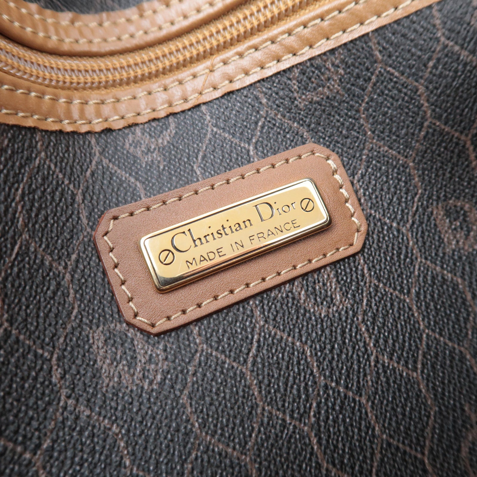 Christian Dior Honeycomb Boston Bag Black