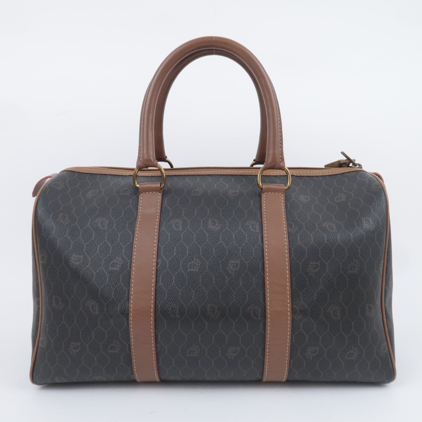 Christian Dior Honeycomb Boston Bag Black