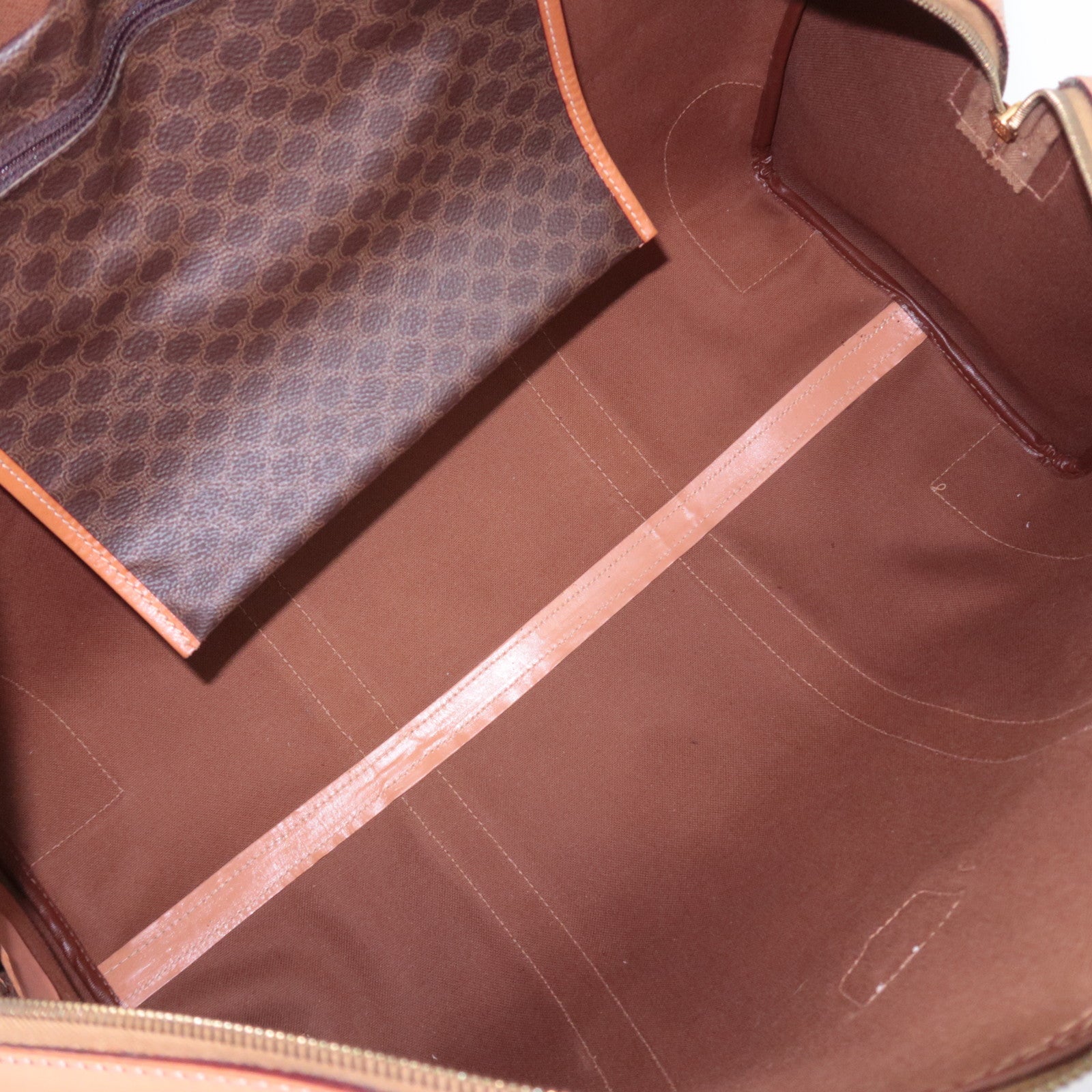 CELINE Macadam Boston Bag Large Brown
