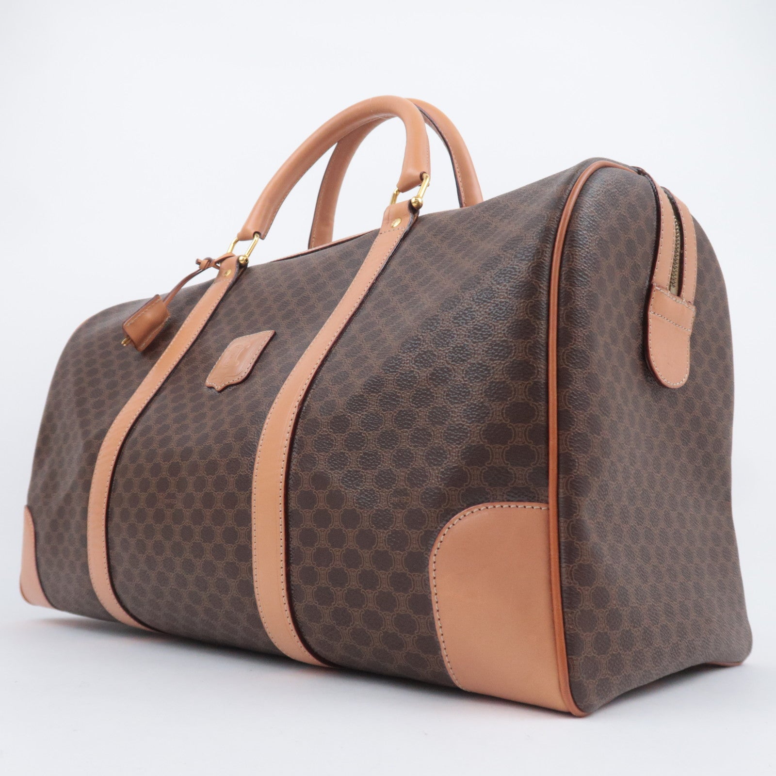 CELINE Macadam Boston Bag Large Brown