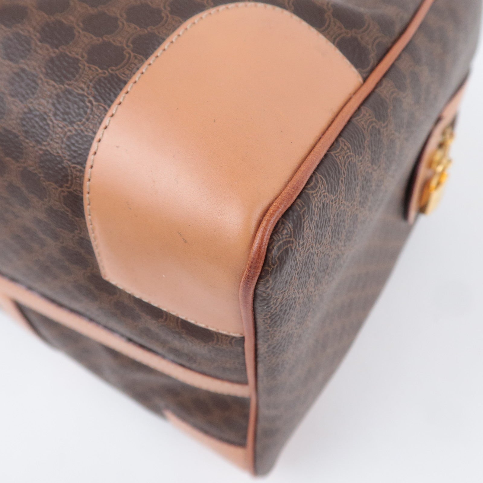 CELINE Macadam Boston Bag Large Brown