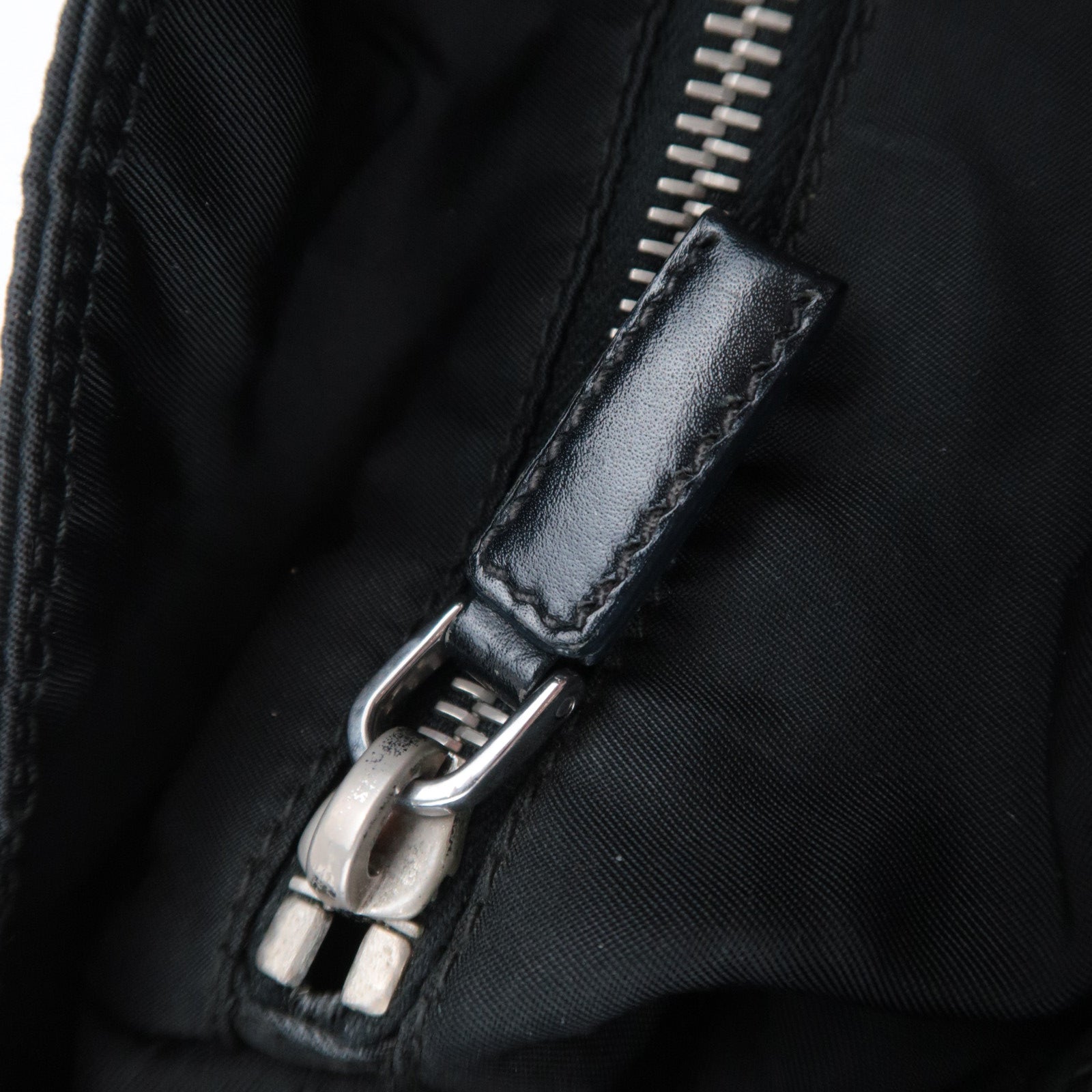 PRADA 2Way Nylon Handbag Black