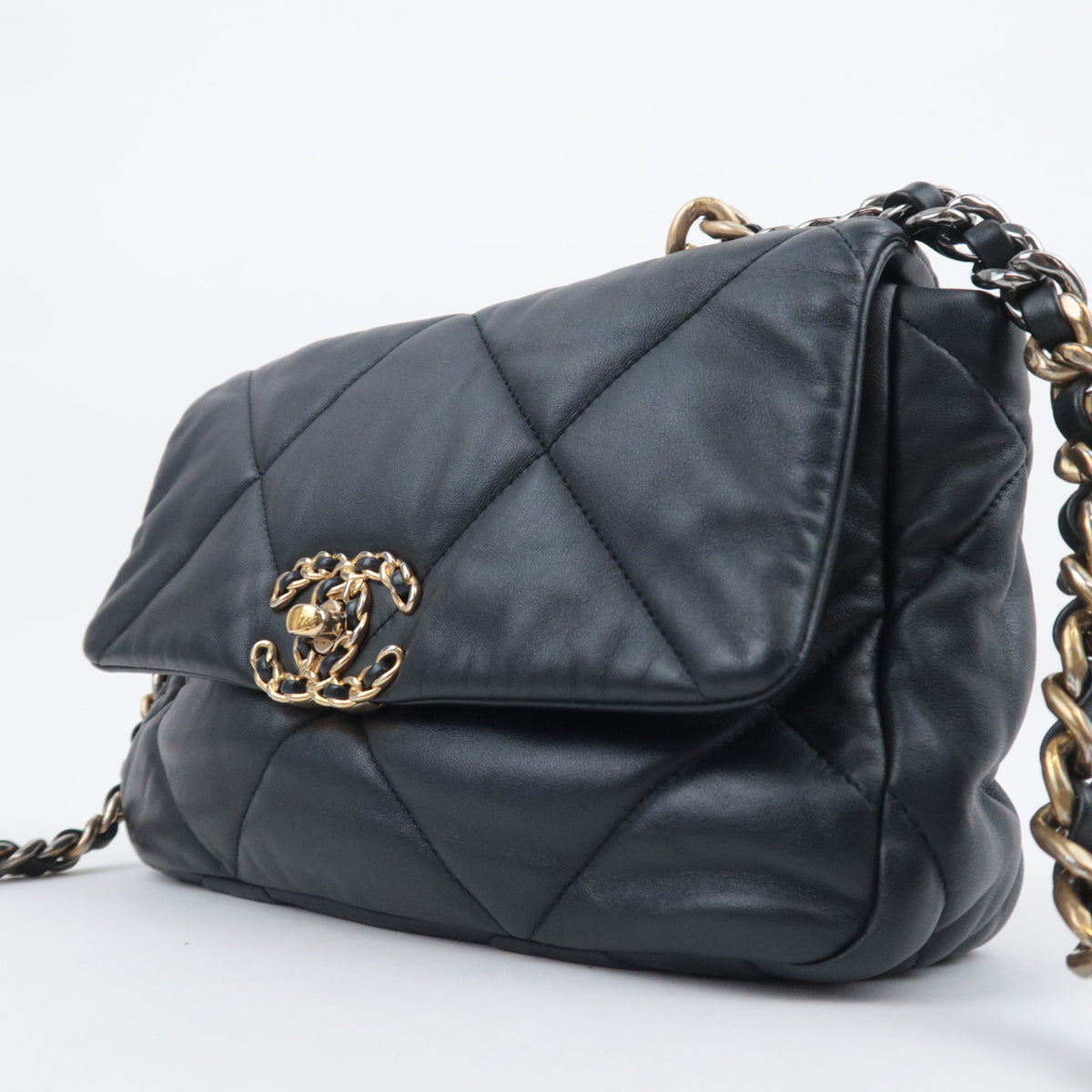 CHANEL 19 Dixneuf Small Lambskin Chain Shoulder Bag AS1160