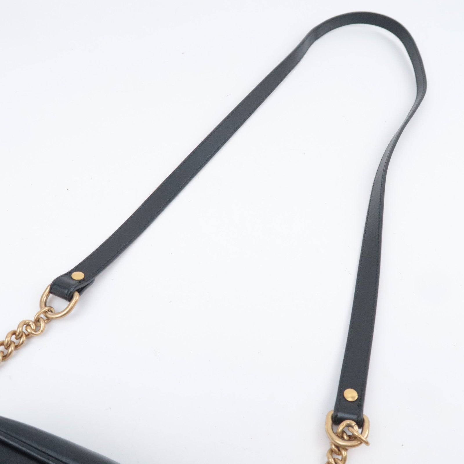GUCCI GG Marmont Leather Chain Shoulder Bag 448065