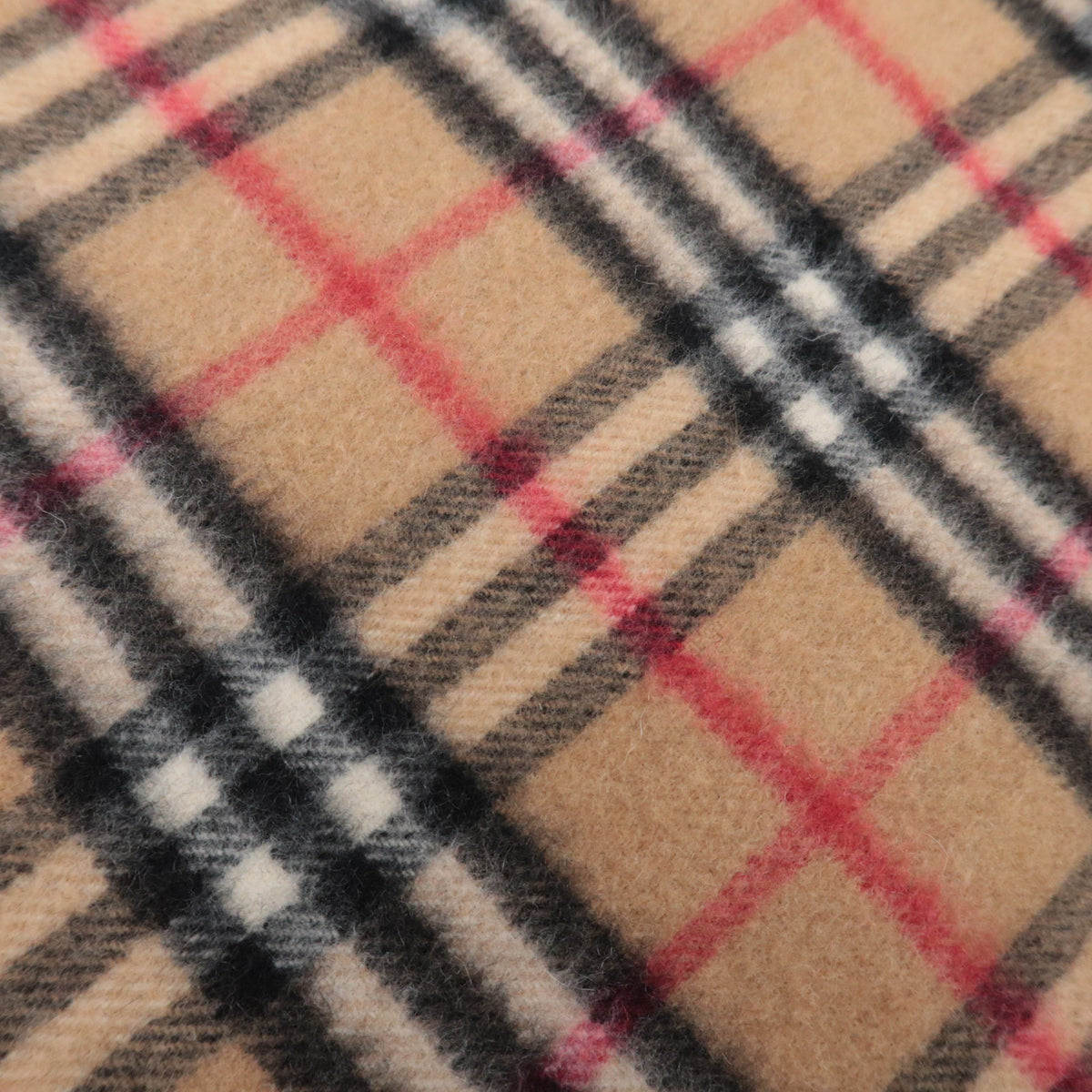 BURBERRY burberrys Nova Plaid Scarf Cashmere Beige