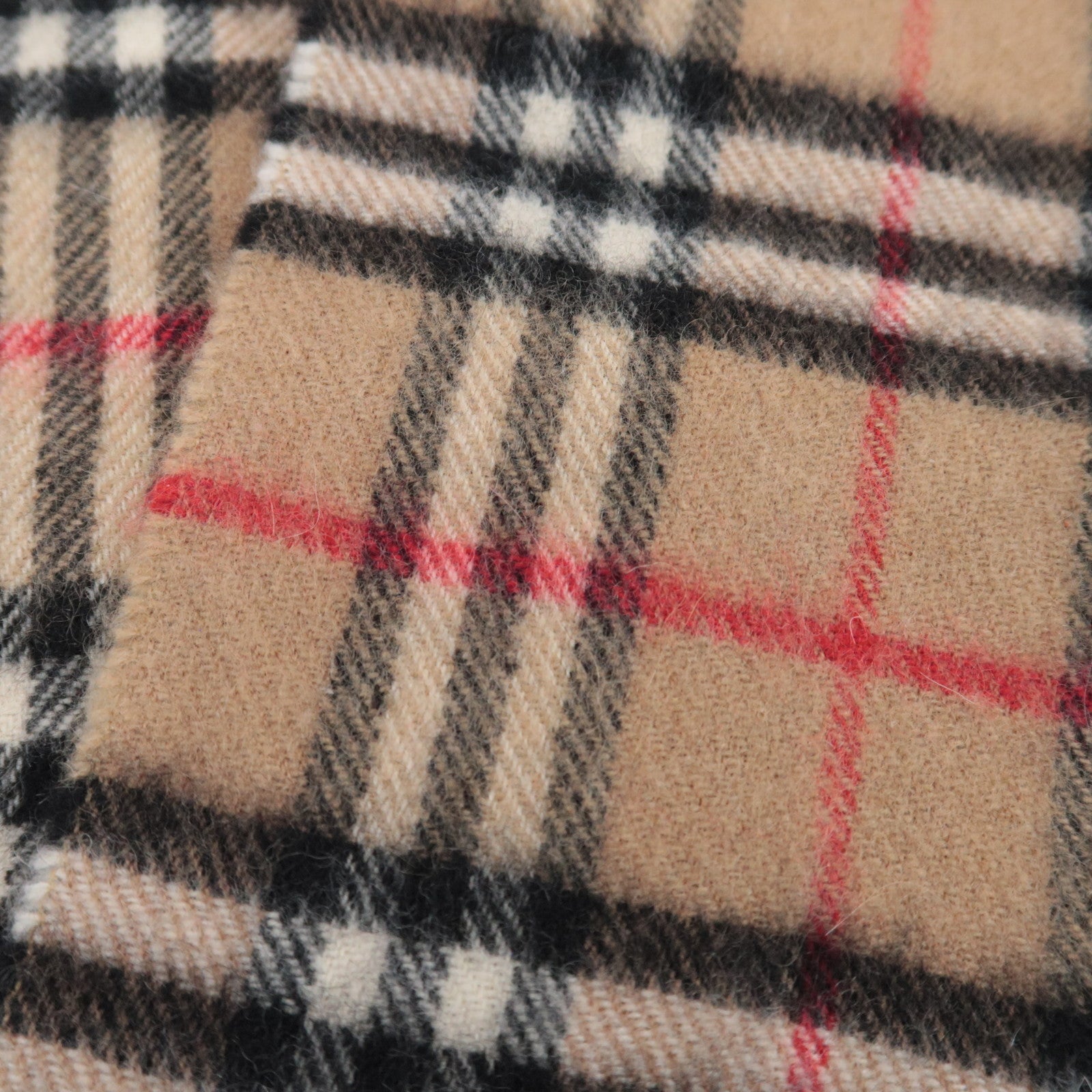 BURBERRY burberrys Nova Plaid Scarf Beige