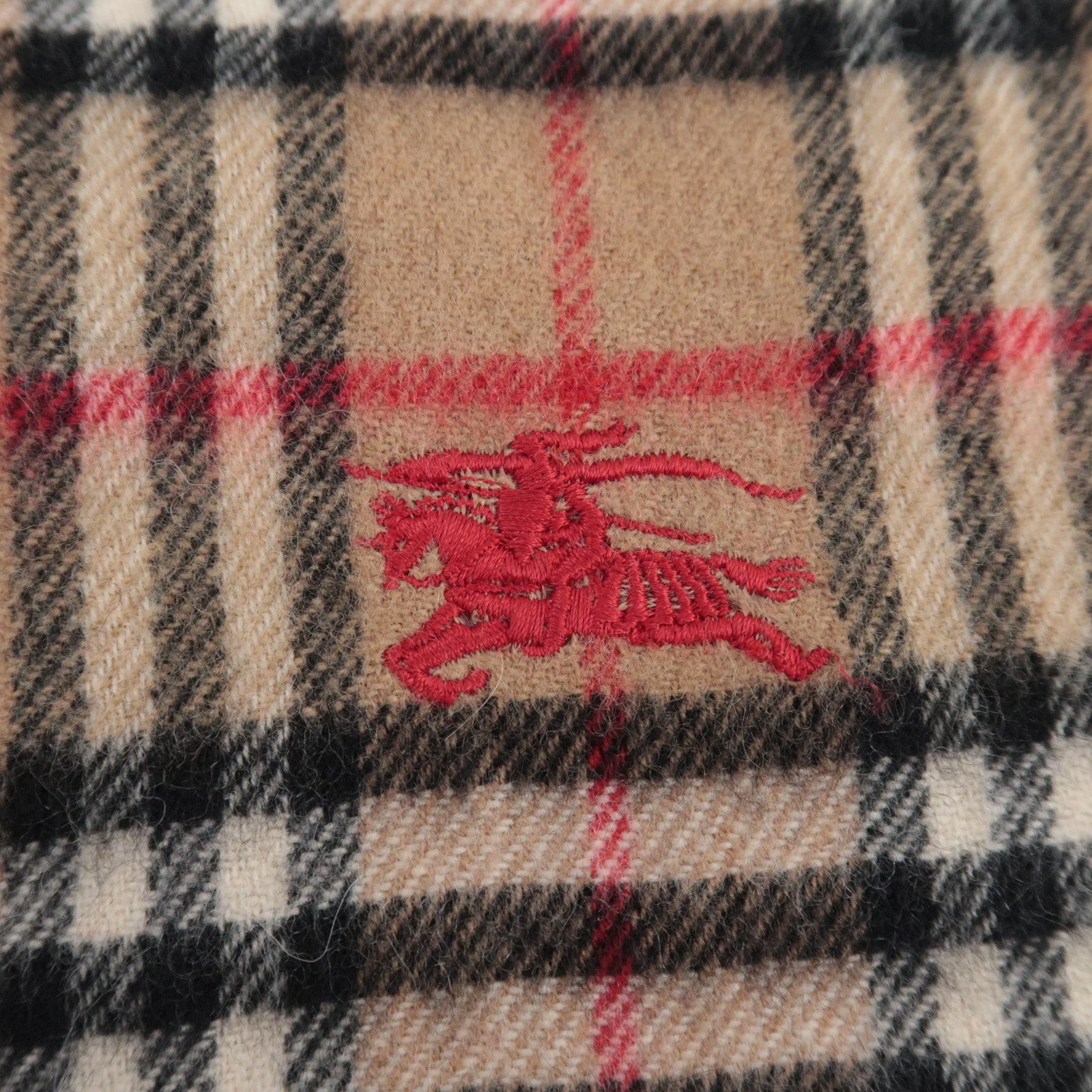 BURBERRY burberrys Nova Plaid Scarf Beige