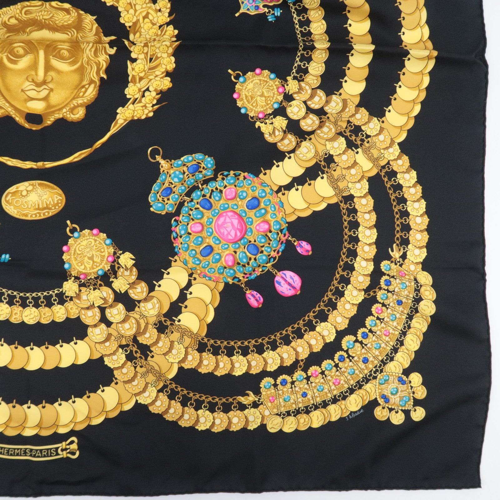 HERMES Carre 90 Scarf KOSMIMA 100% Silk