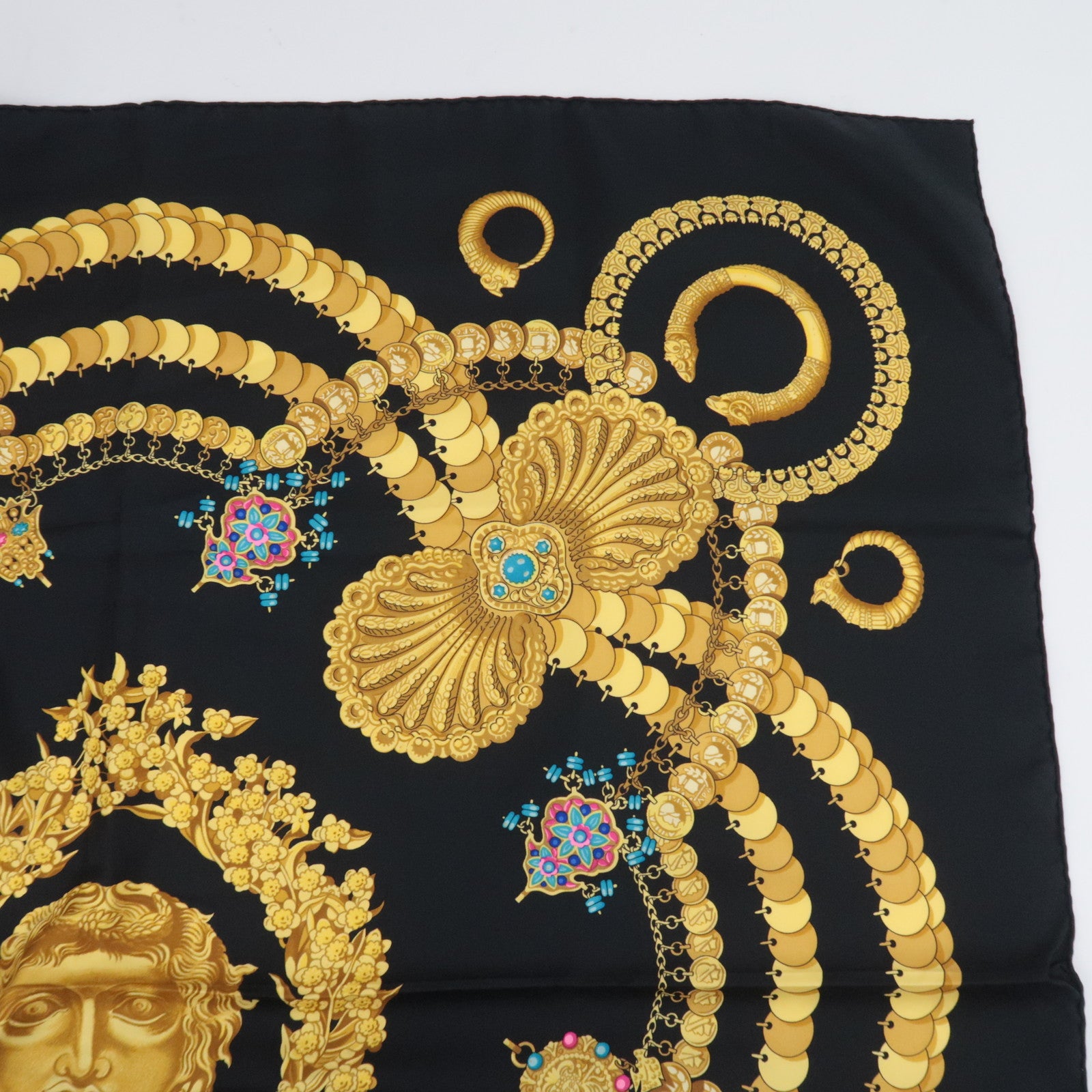 HERMES Carre 90 Scarf KOSMIMA 100% Silk