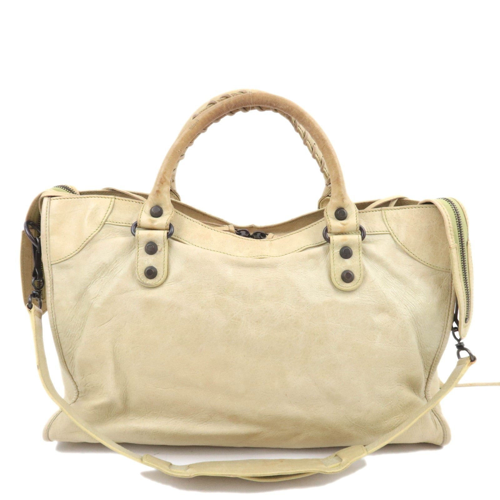 BALENCIAGA The City 2Way Leather Handbag 115748