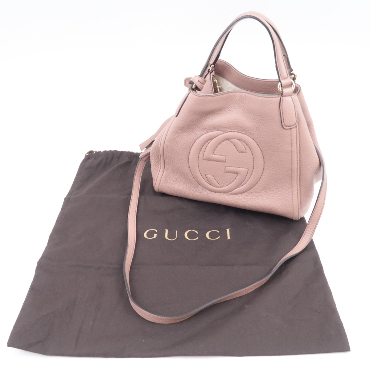 GUCCI Soho Interlocking G 2Way Handbag Japan Exclusive 336751