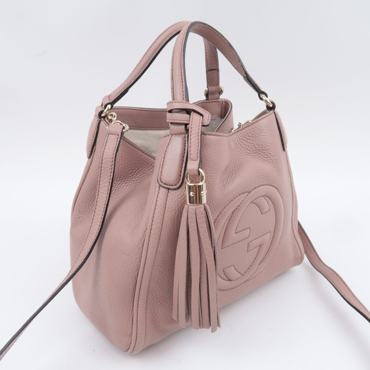 GUCCI Soho Interlocking G 2Way Handbag Japan Exclusive 336751