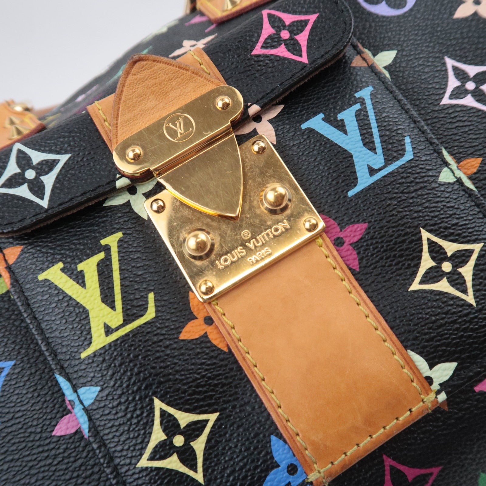 Louis Vuitton Monogram Multicolor Speedy 30 Noir M92642