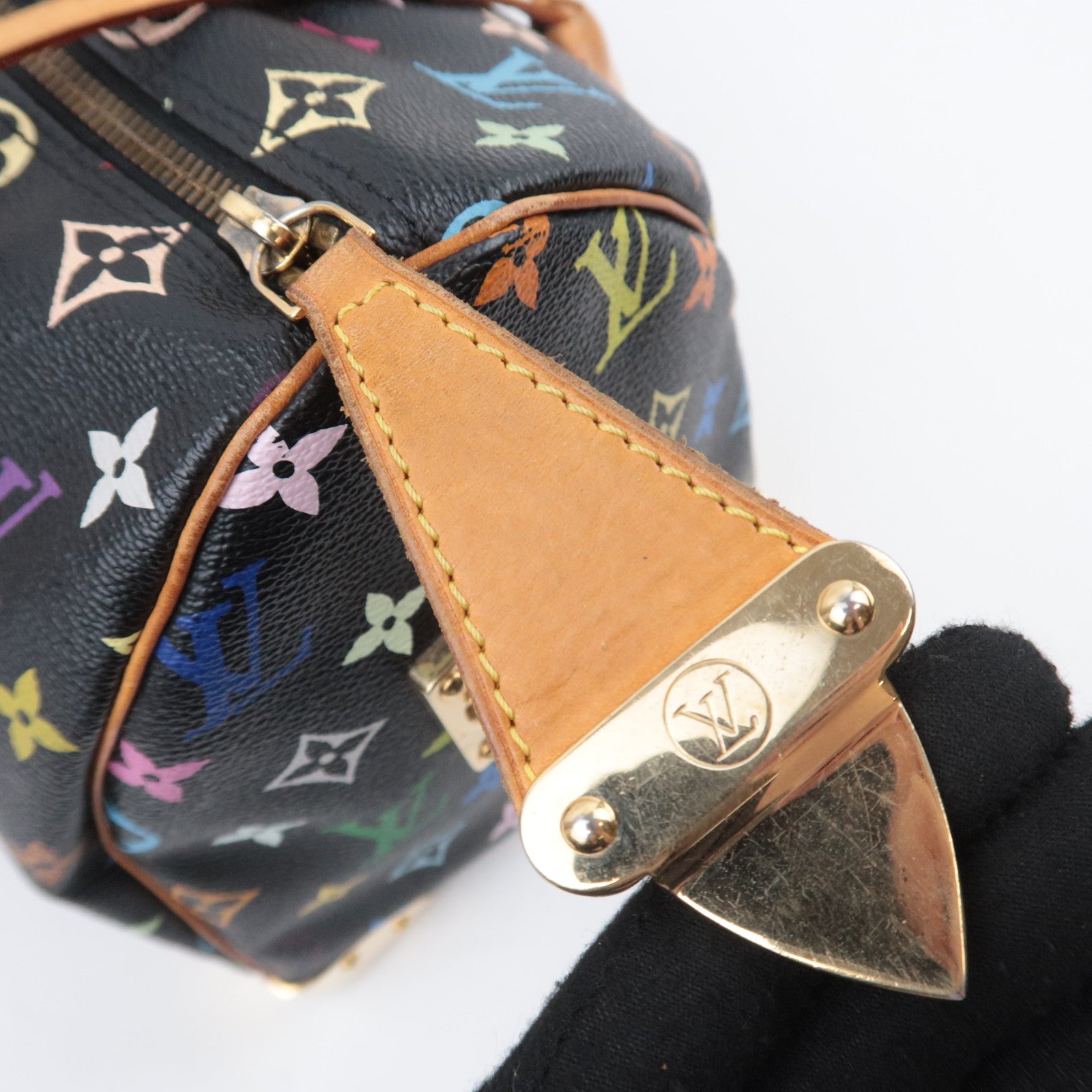 Louis Vuitton Monogram Multicolor Speedy 30 Noir M92642