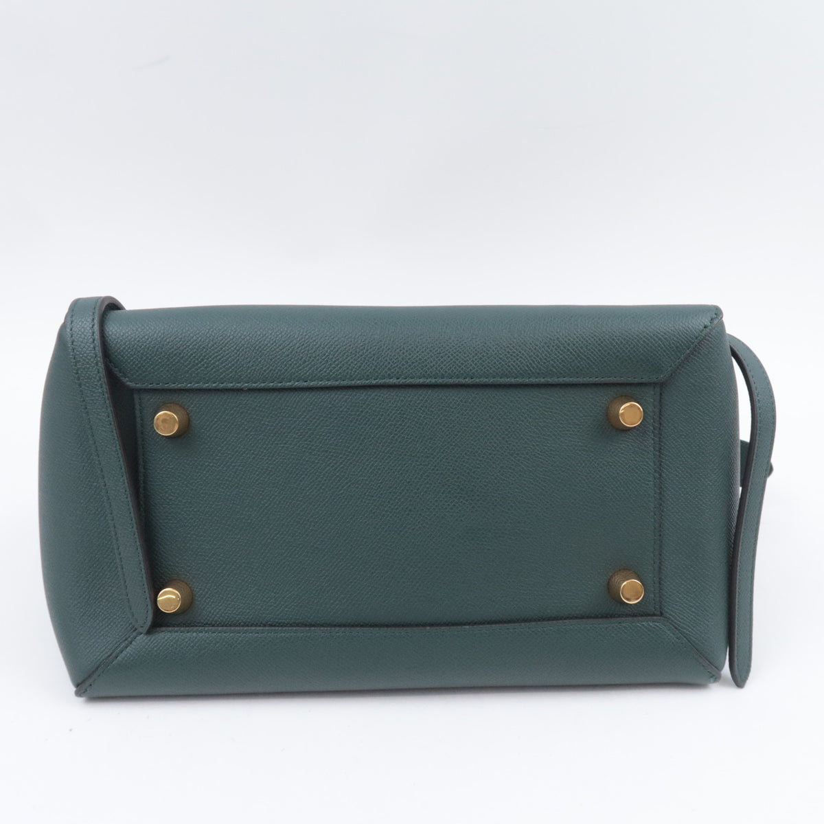 CELINE Belt Bag Mini 2Way Leather Handbag Green