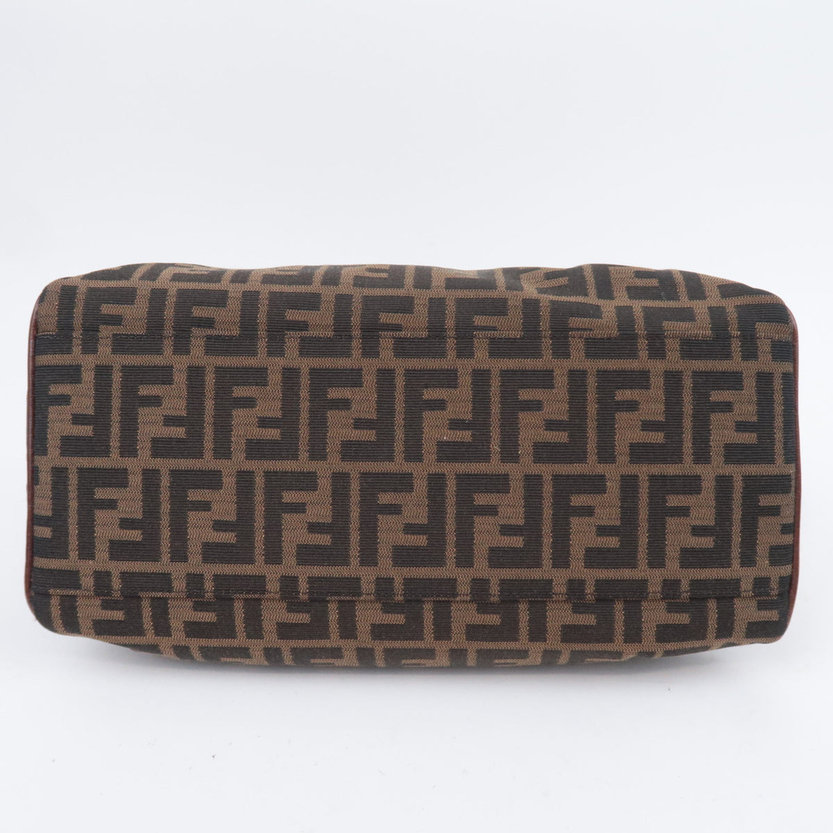 FENDI Zucca Ethonico Canvas Shoulder Bag 8BN157