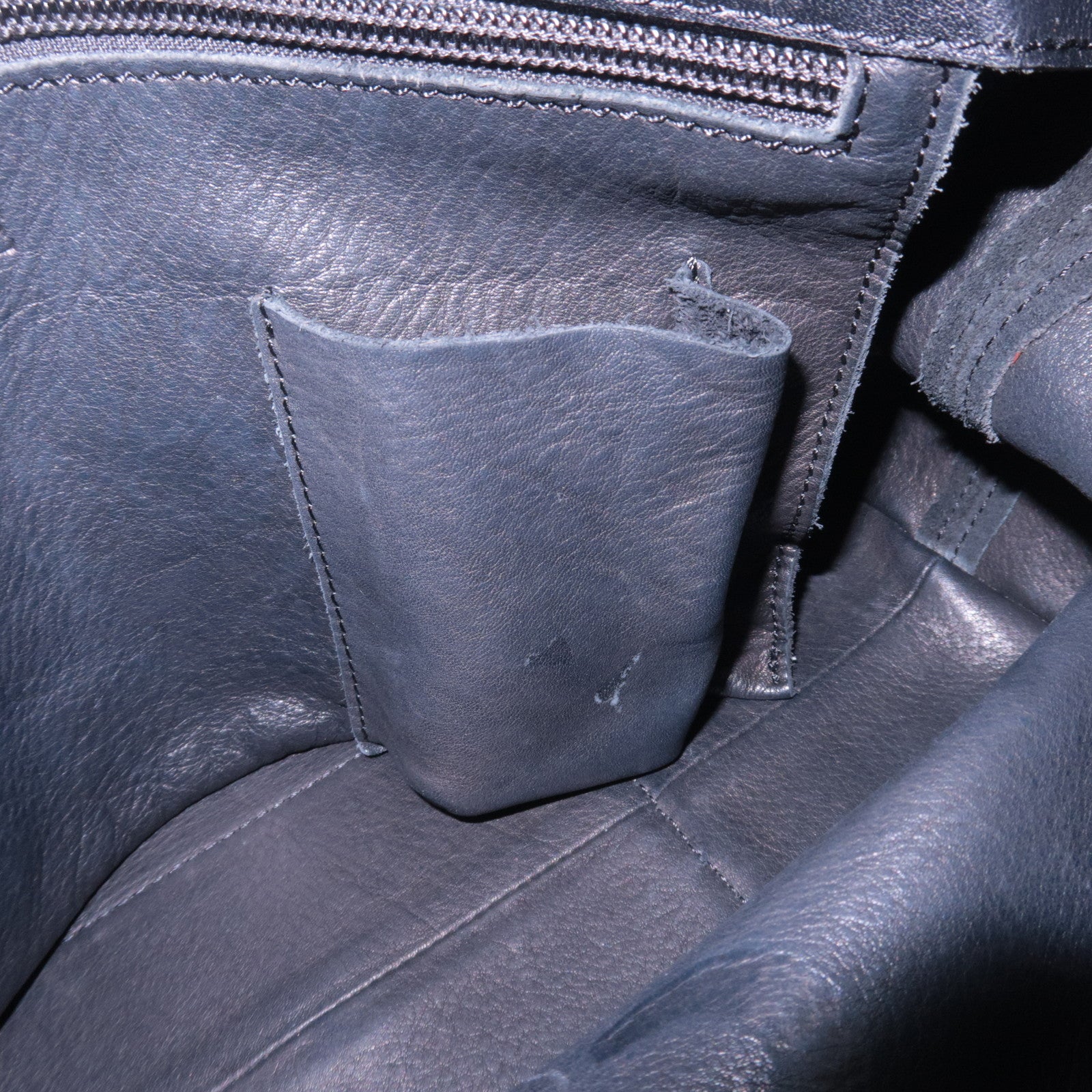 LOEWE Anagram Fusta Suede Tote Bag Black