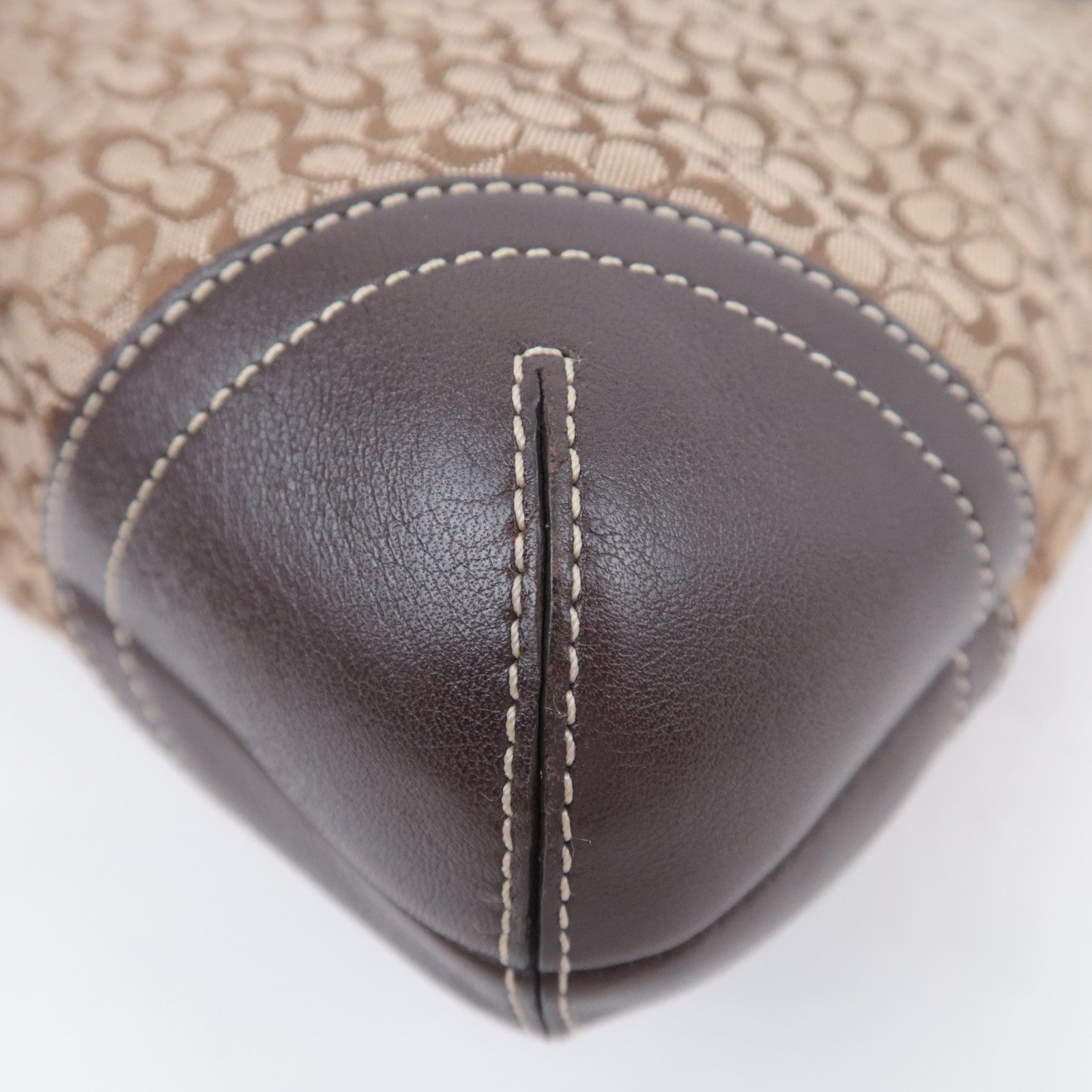 COACH Signature Canvas Shoulder Bag Brown 6376