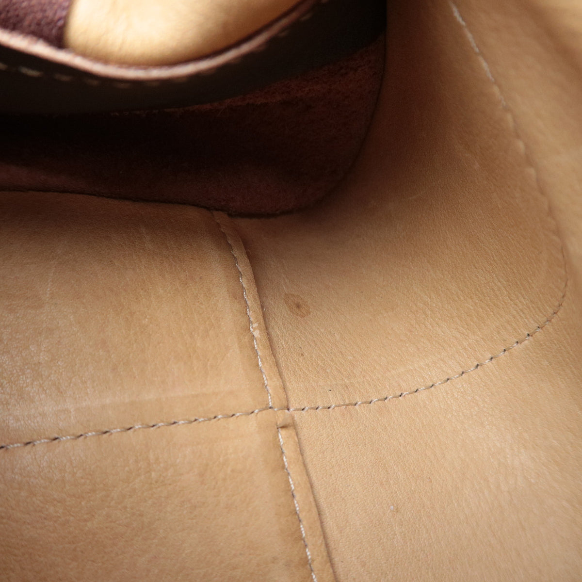 LOEWE Amazona 32 Suede Handbag Beige