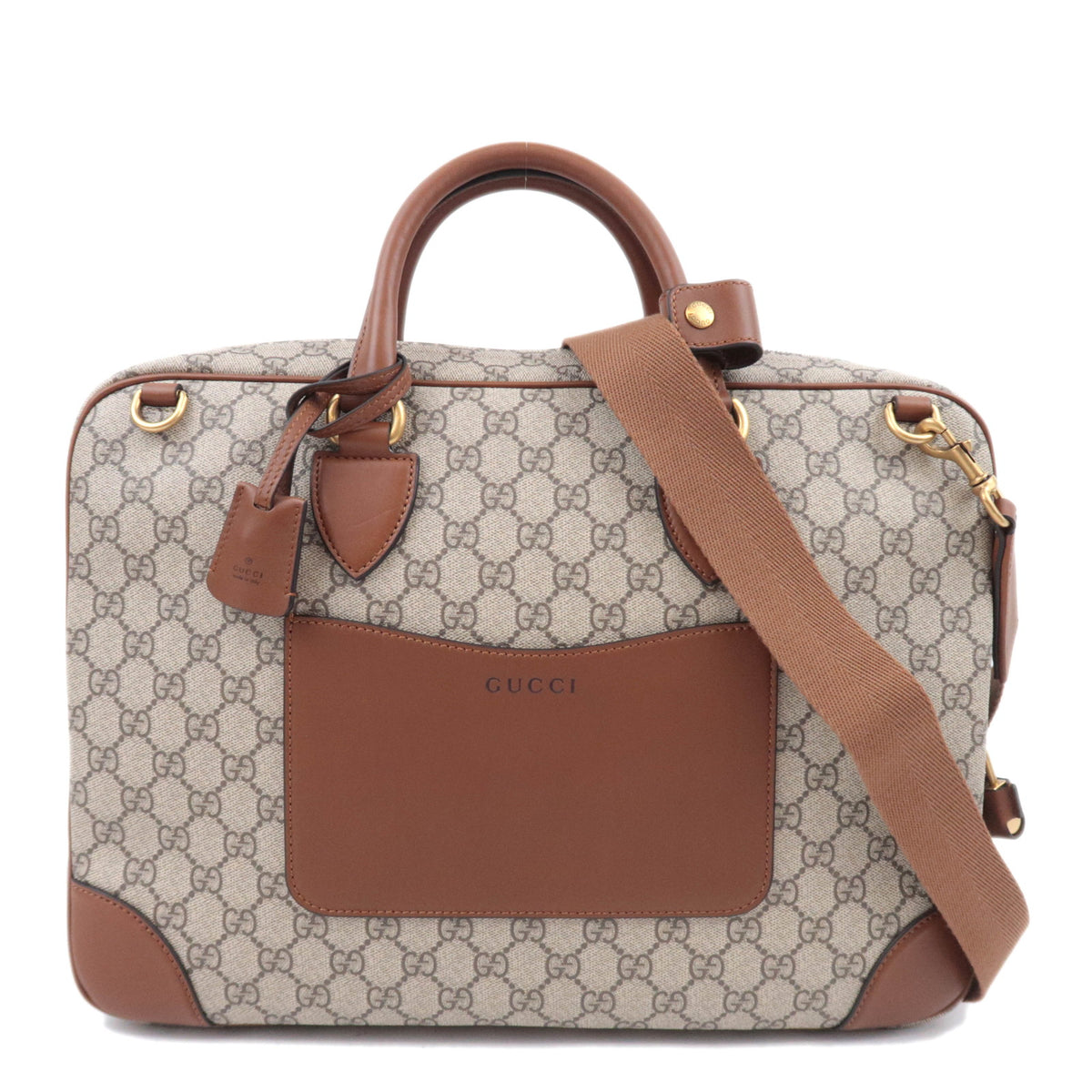 GUCCI GG Emblem Medium Briefcase92234