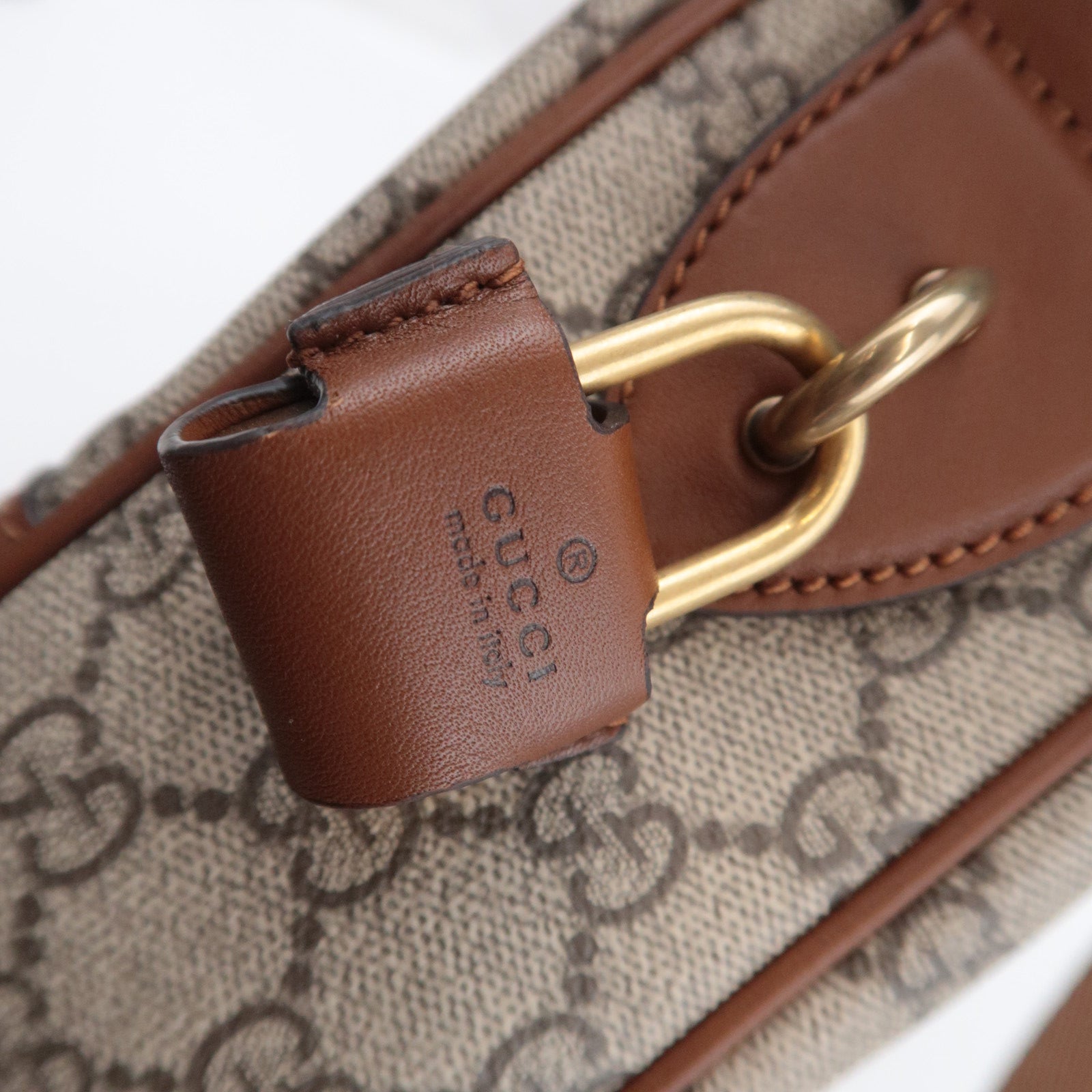 GUCCI GG Emblem Medium Briefcase
